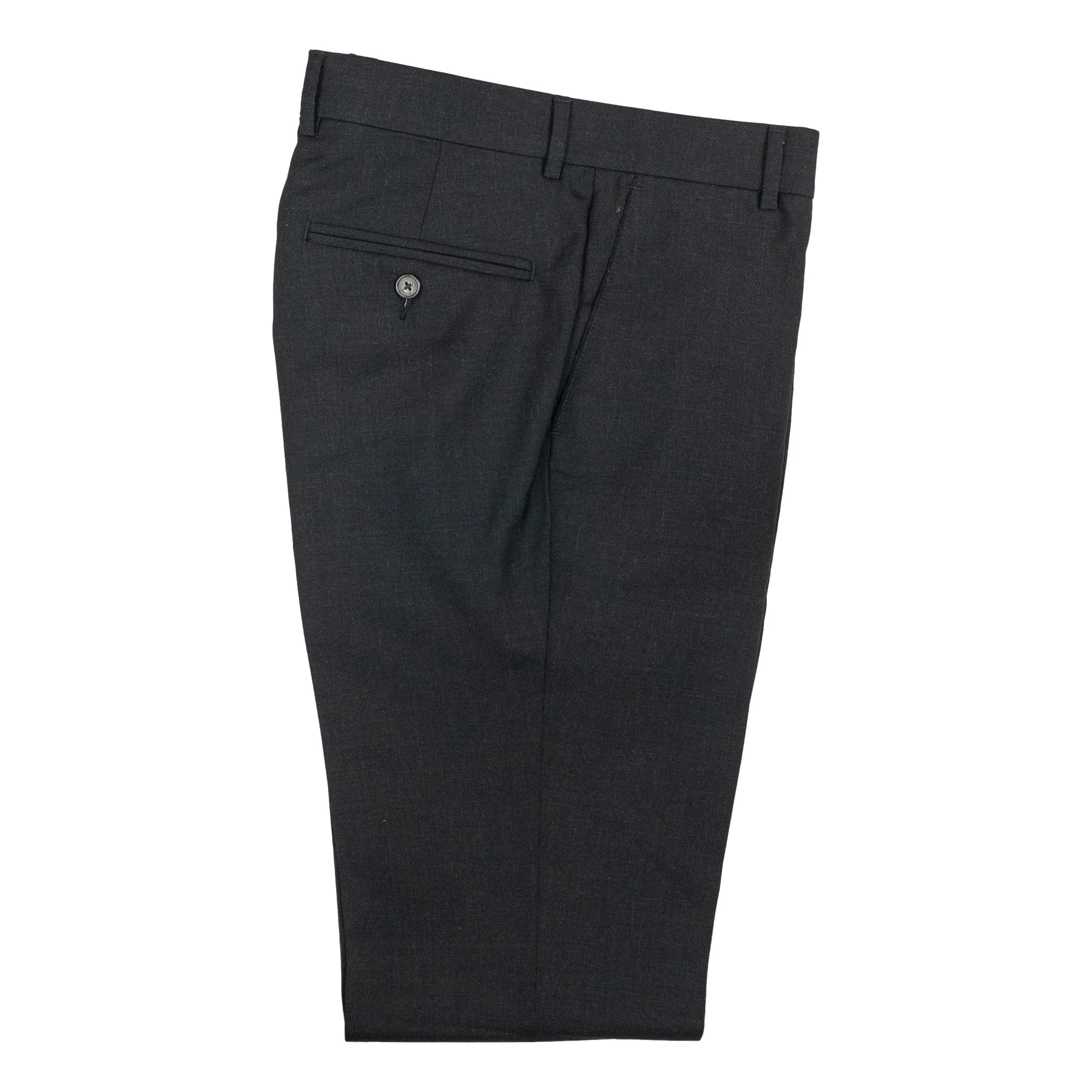 100% Worsted Wool Plain Front Dress Trousers