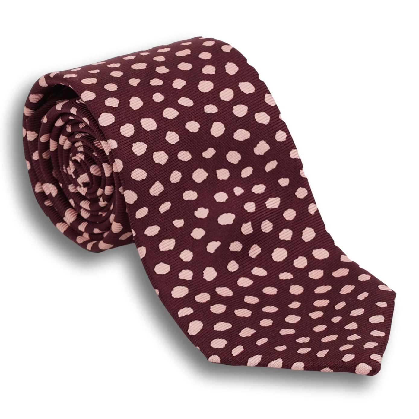 Abstract Dots Silk Tie - Image 3