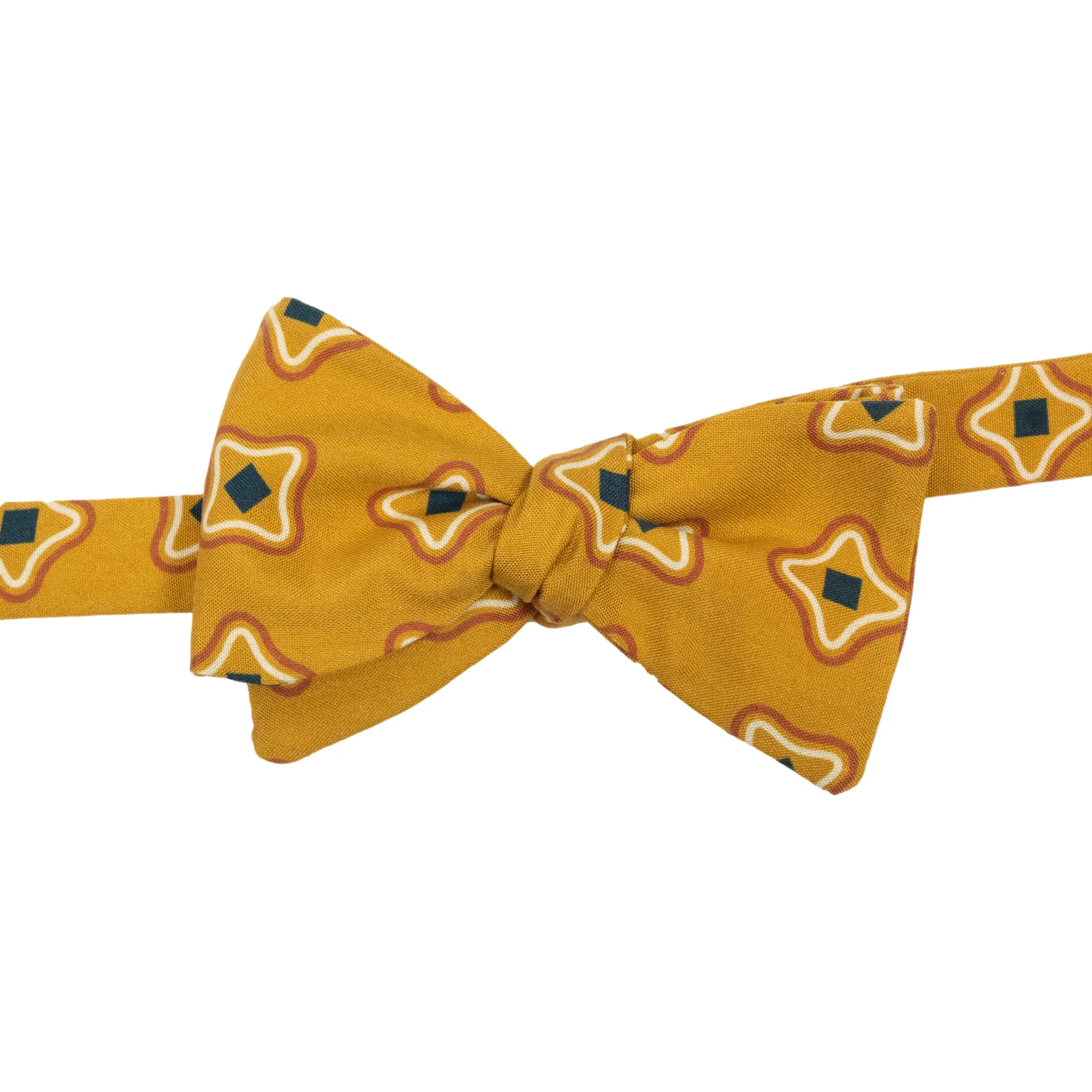 Addington Motif Patterned Silk Bow Tie - Image 2