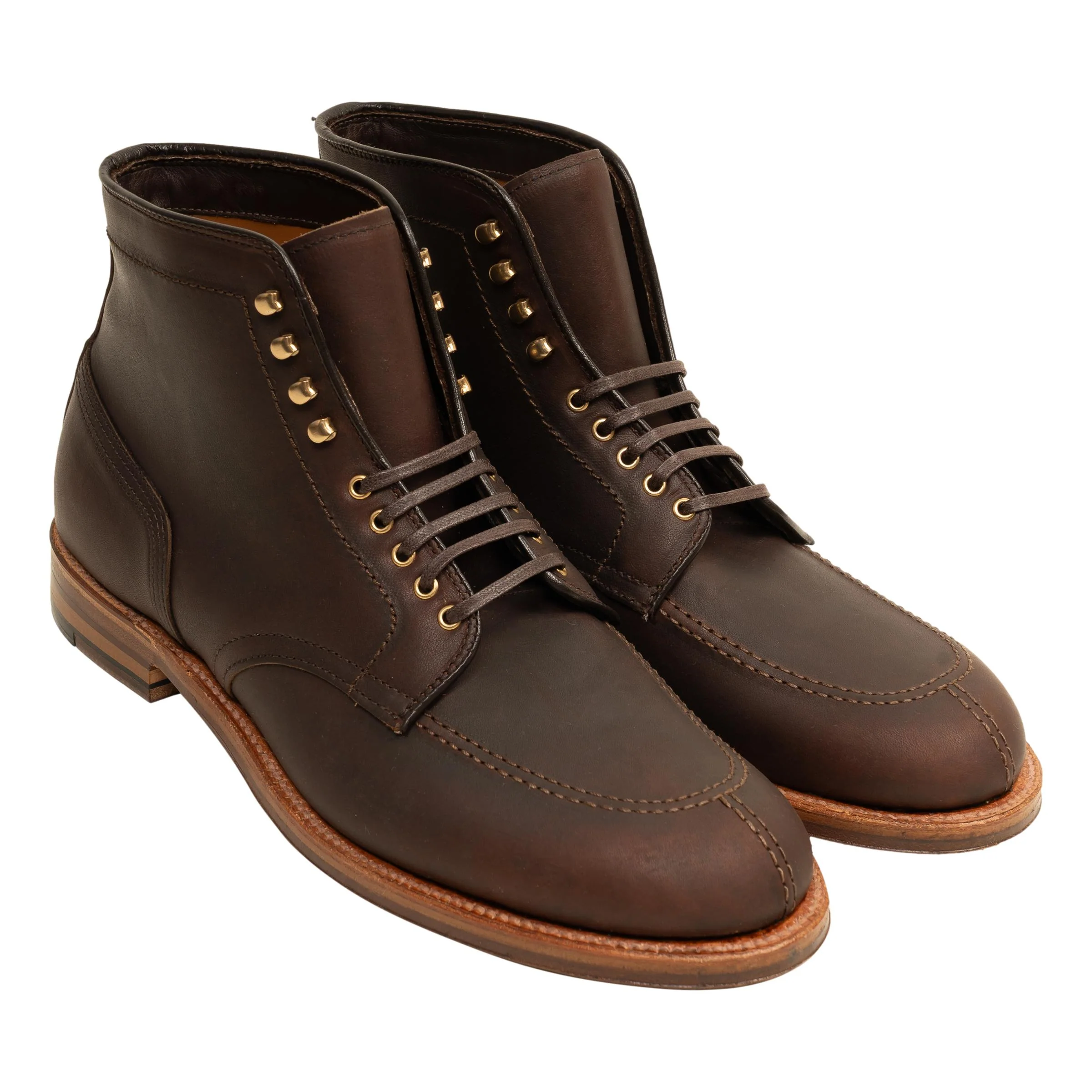 Alden x The Andover Shop - 4273H Brown Kudu Norwegian Toe Boot