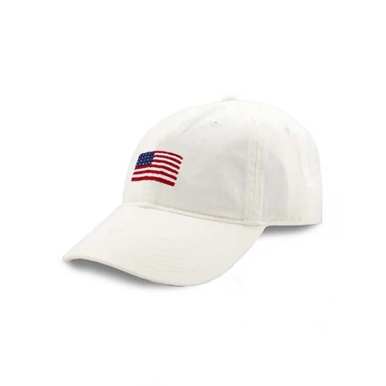 American Flag Needlepoint Hat - Image 3