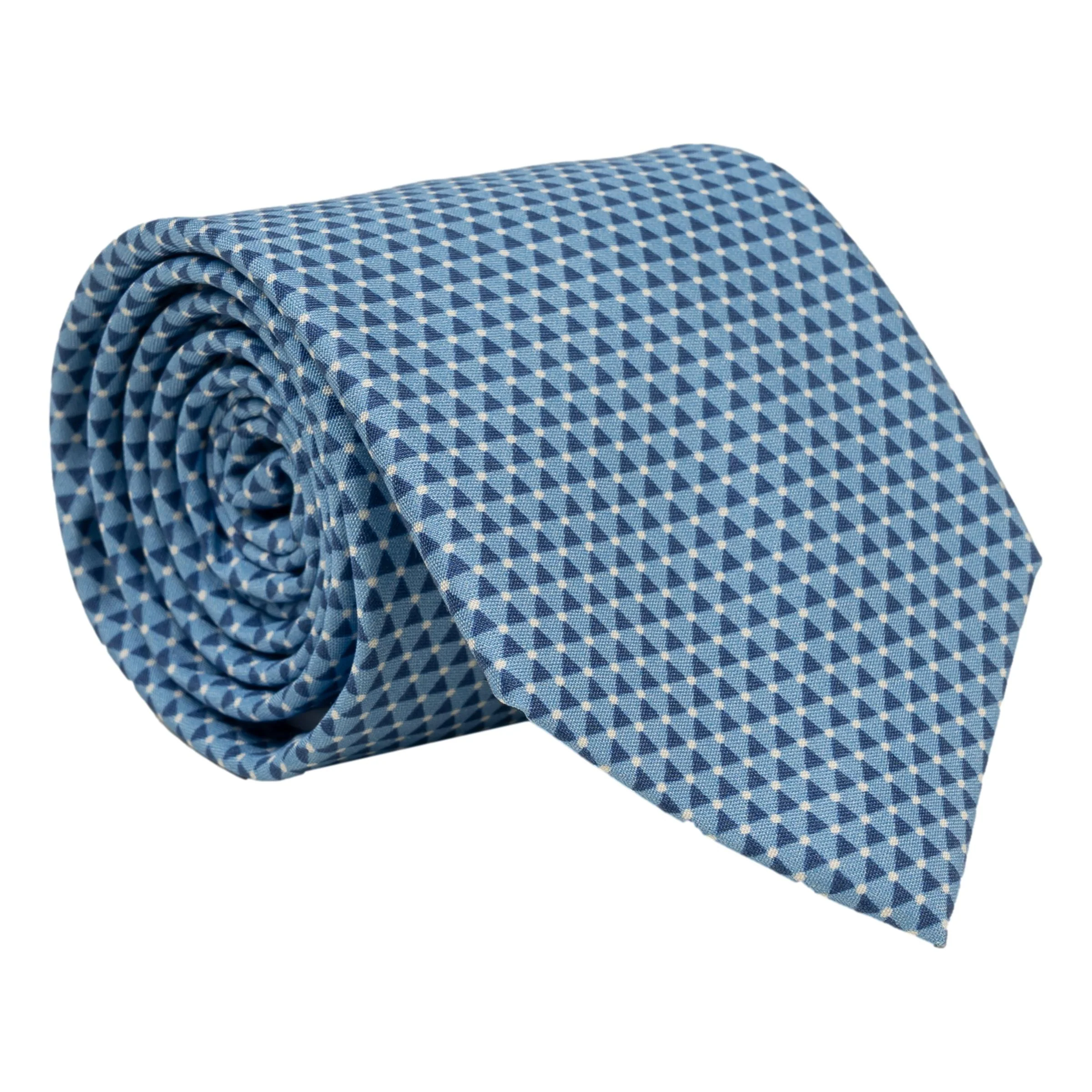 Anzio Patterned Silk Tie