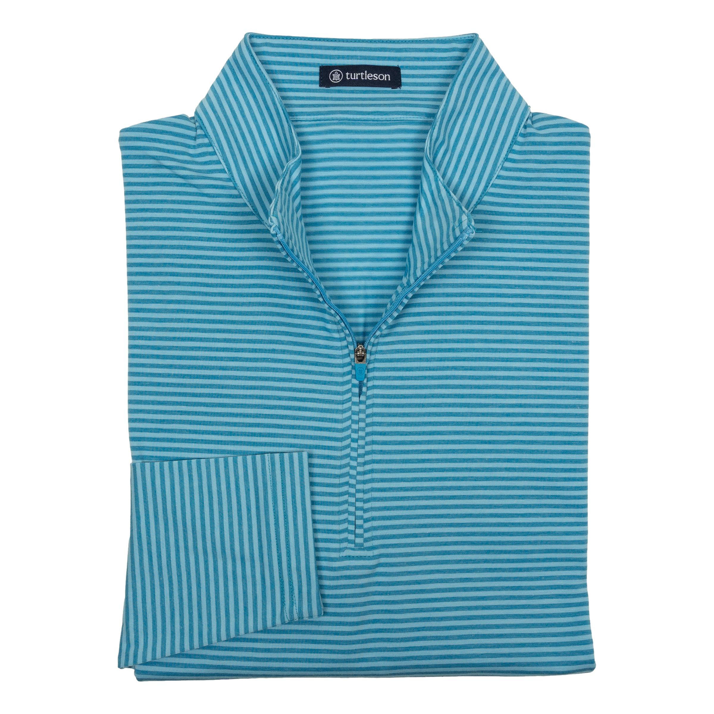 Avery Striped Quarter Zip Pullover