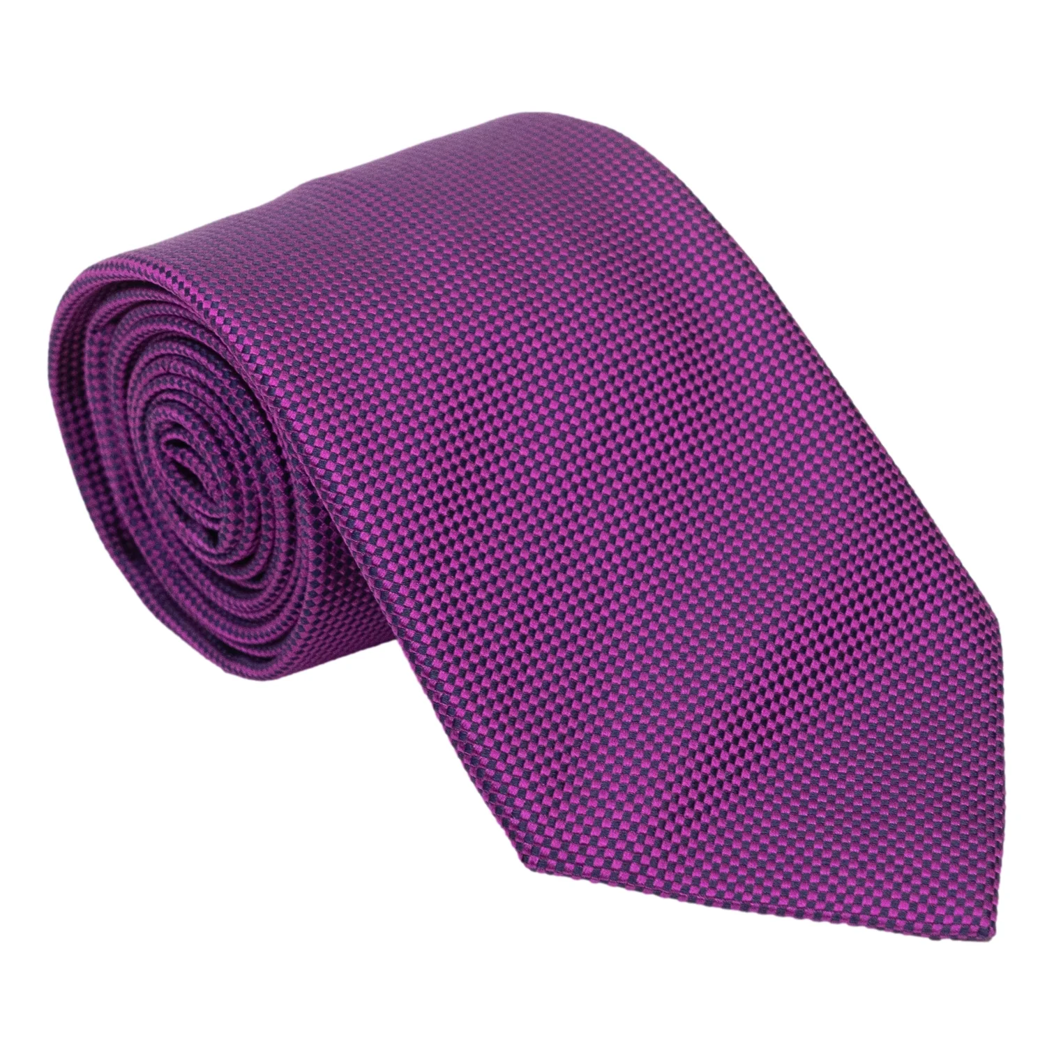 Basket Weave Iridescent Silk Tie - Image 11