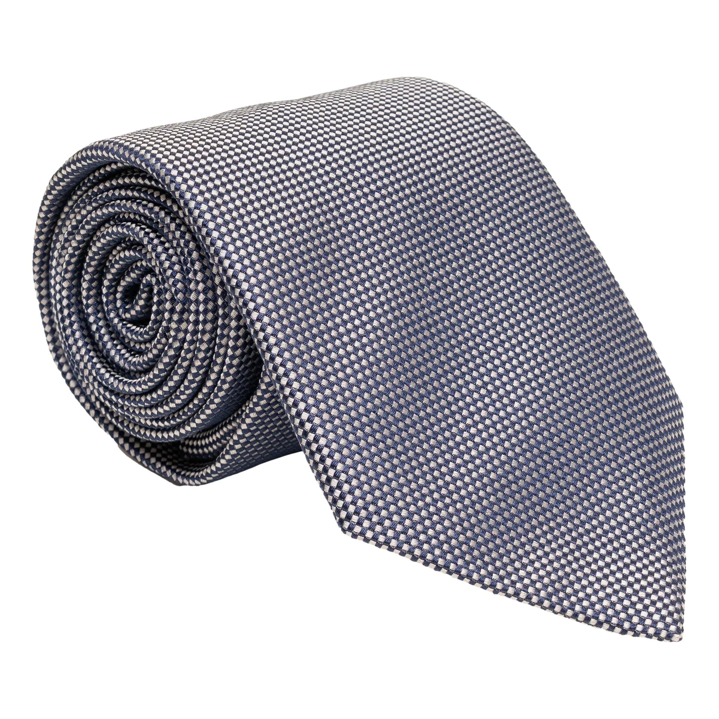 Basket Weave Iridescent Silk Tie - Image 3