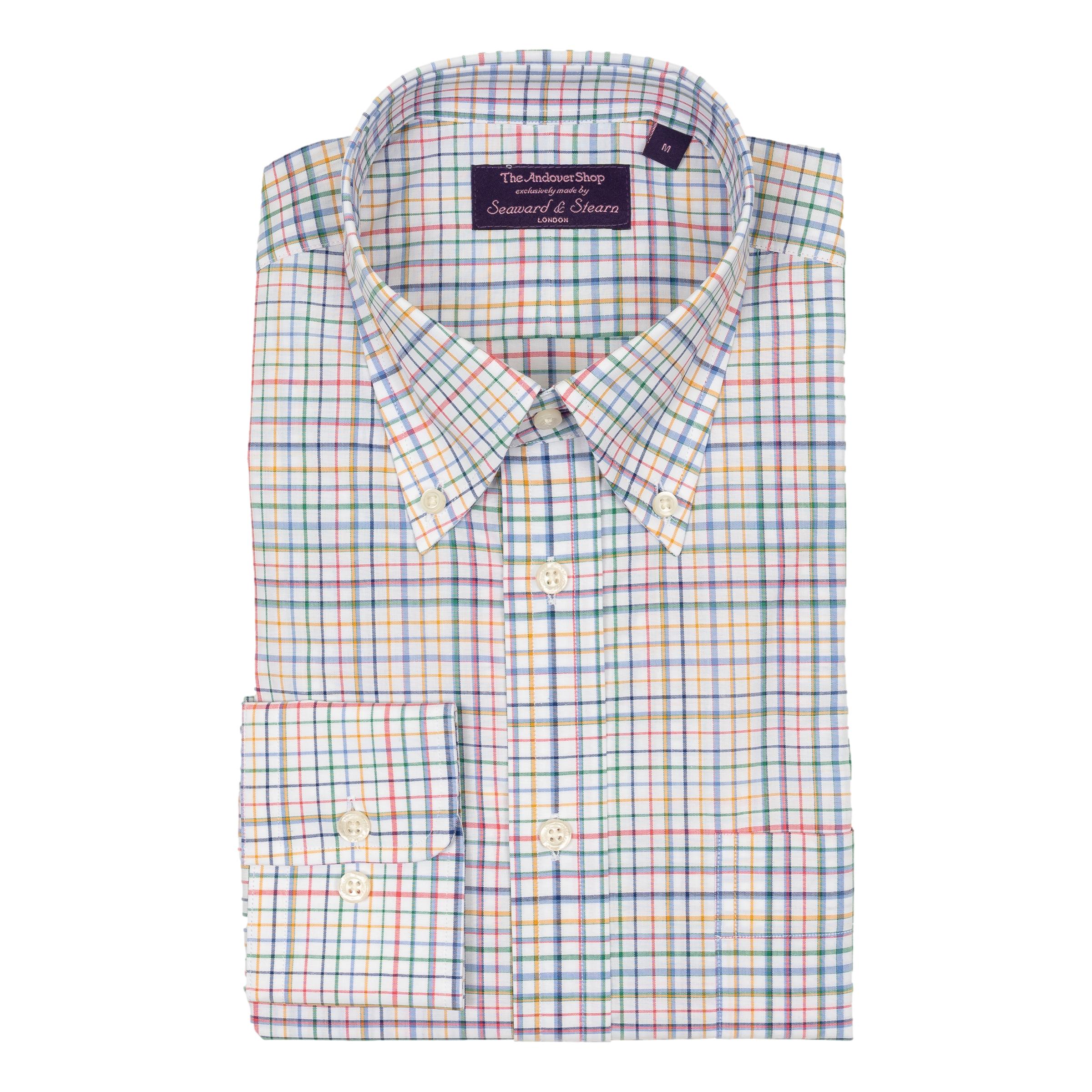 Bexley Multicolored Tattersall Button Down Sport Shirt