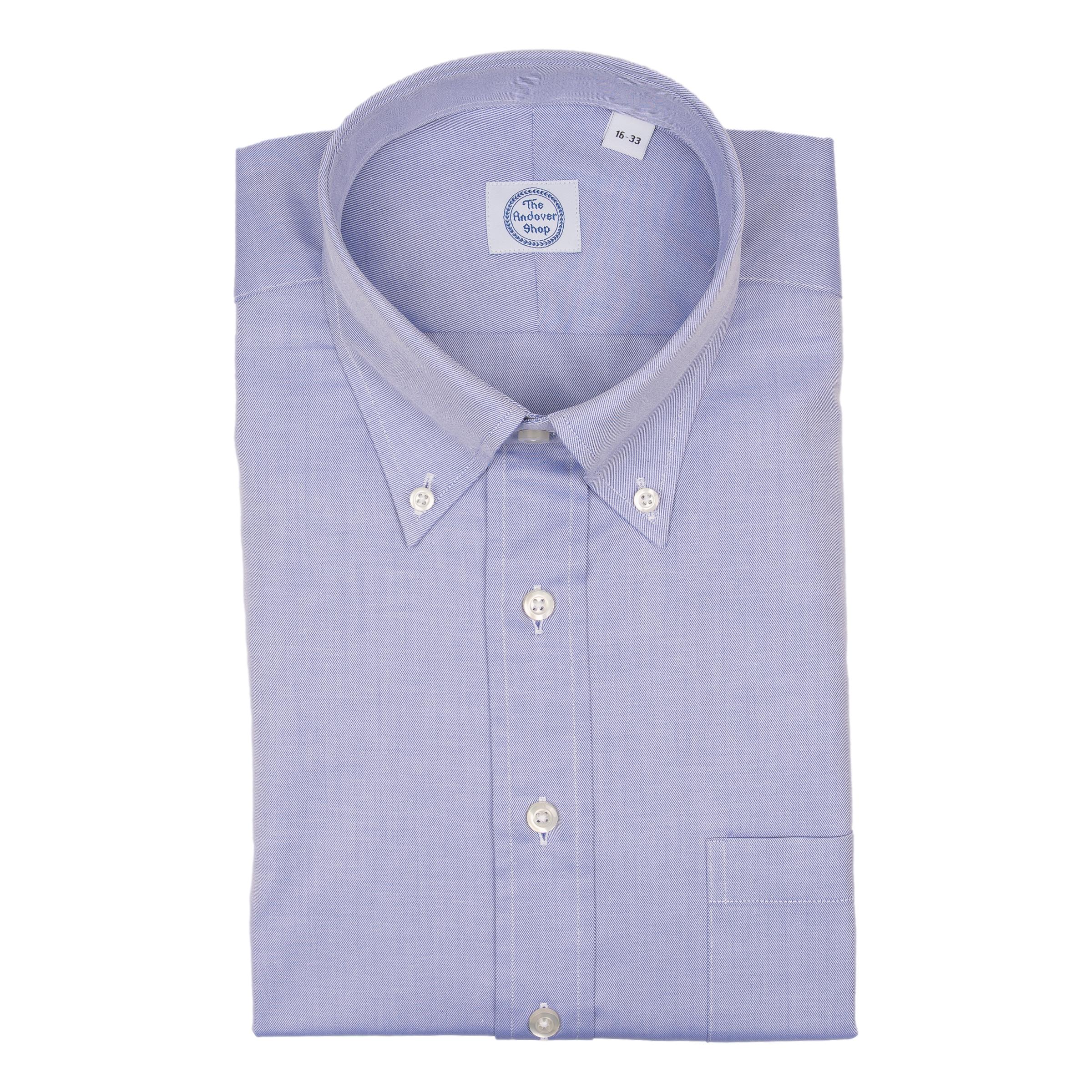 Blue Andover Button Down Dress Shirt