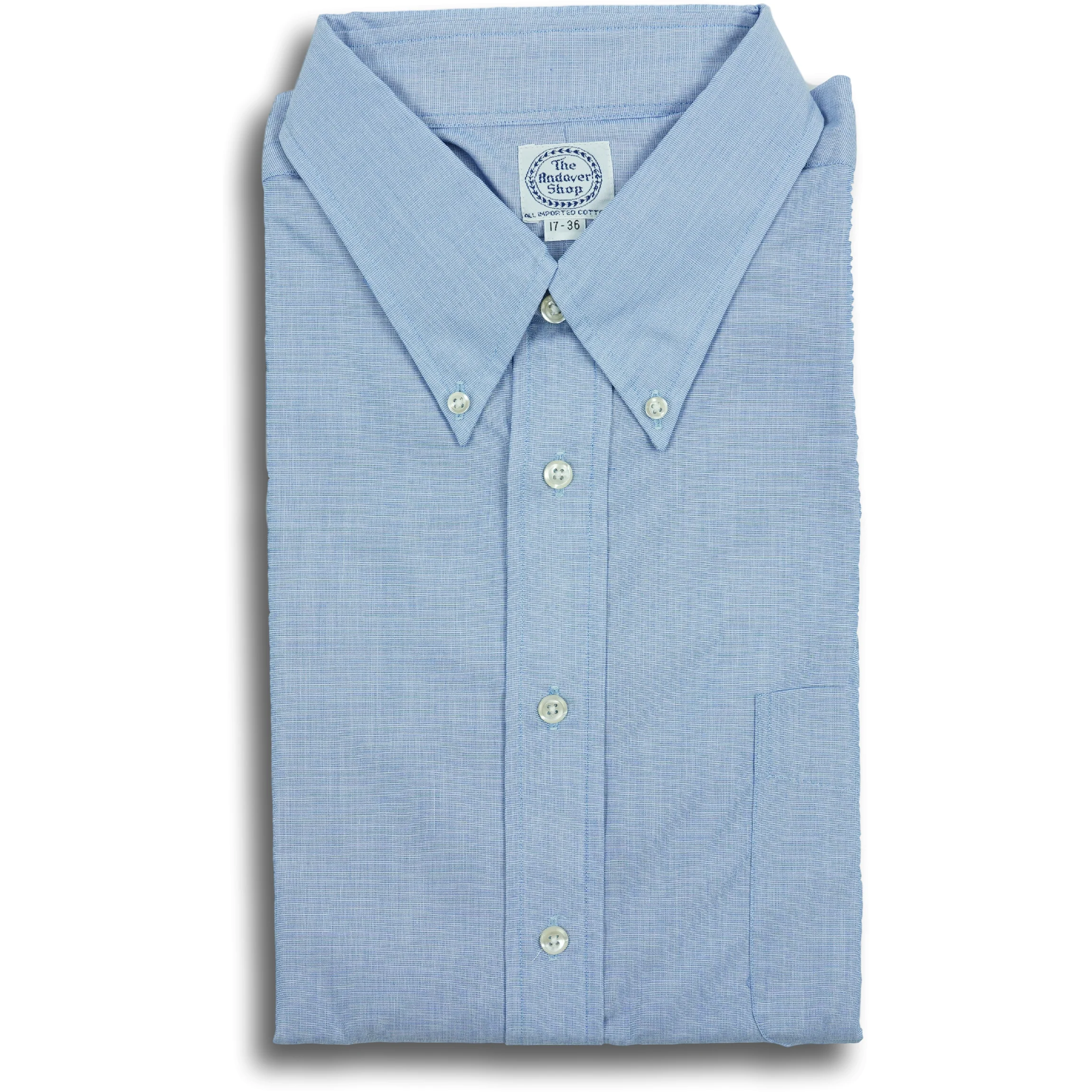 Blue End on End Button Down