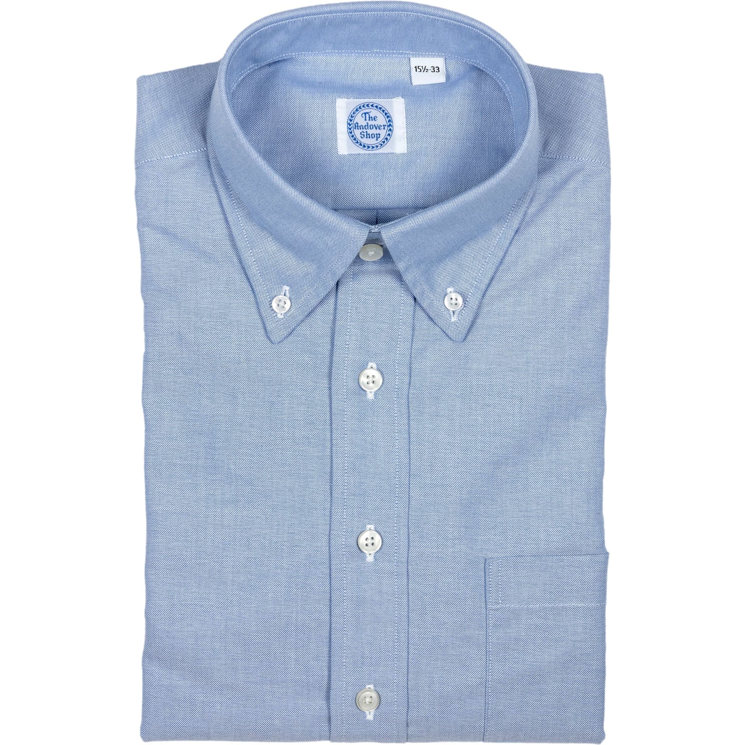 Blue Oxford Button Down Dress Shirt