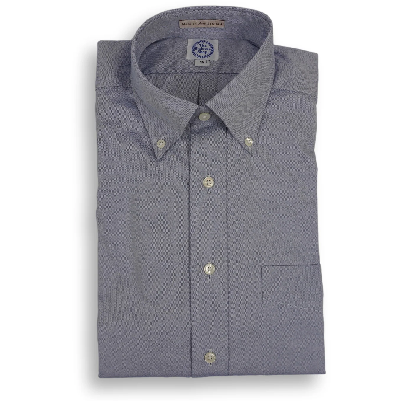 Blue Pinpoint Button Down Dress Shirt