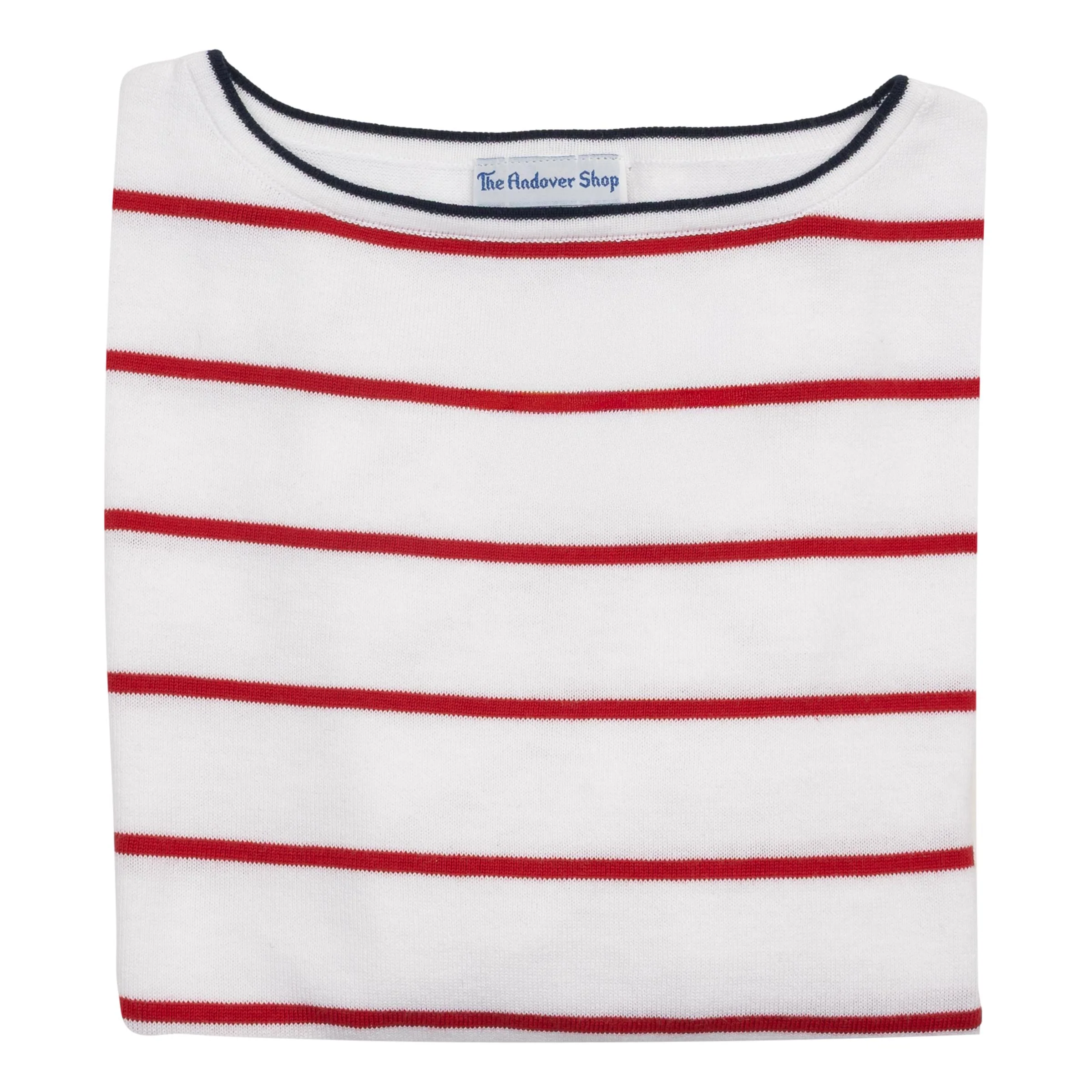 Boatneck Thin Stripe Sweater - Image 2