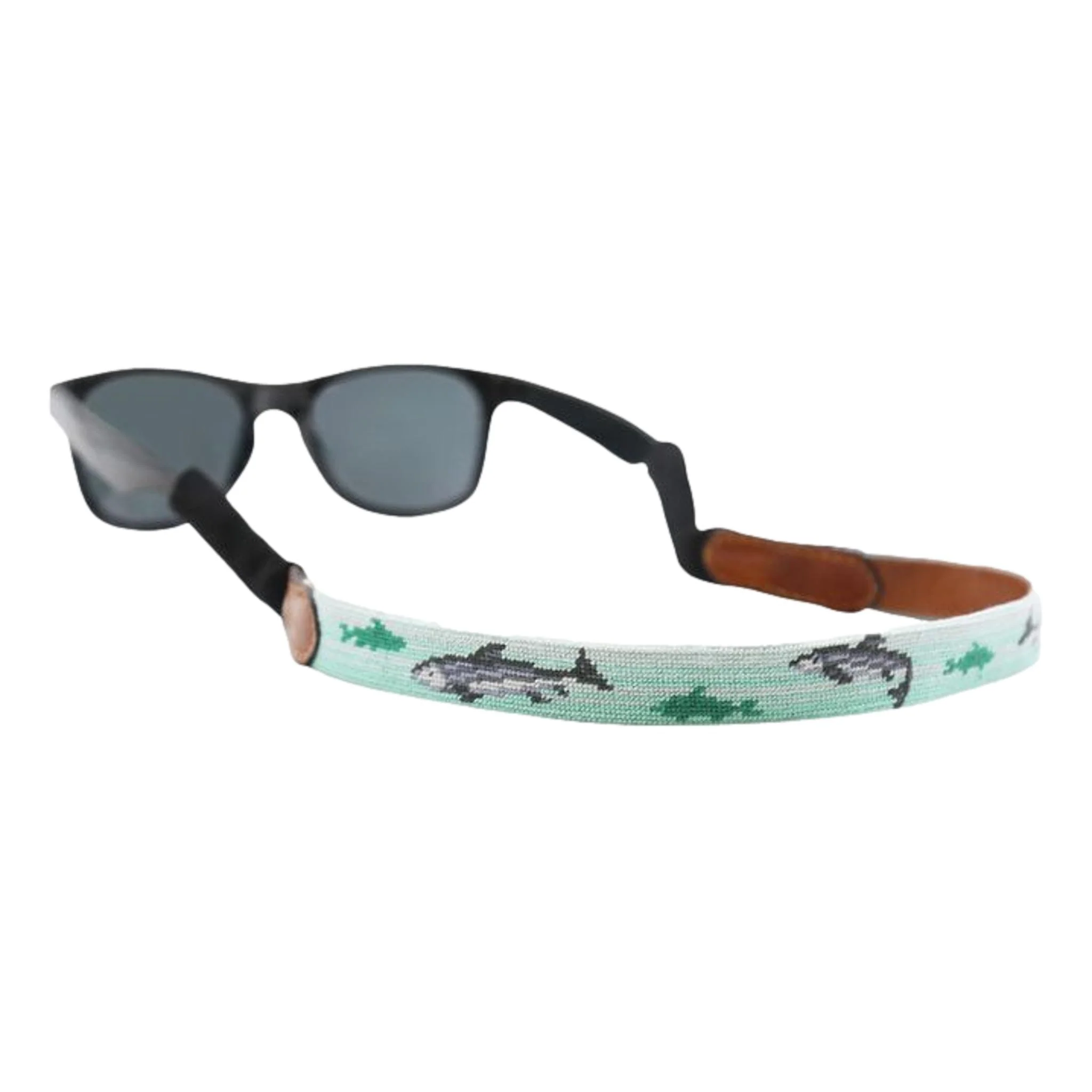 Bonefish Needlepoint Sunglass Straps