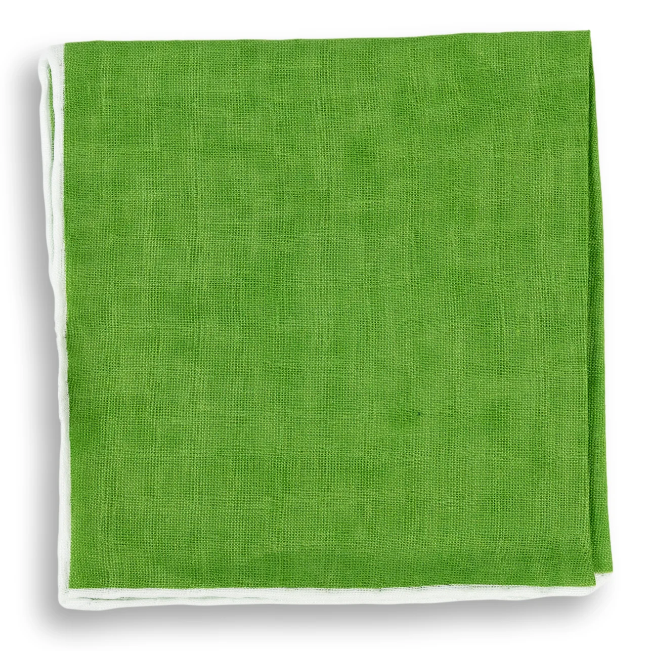 Bordered Solid Linen Pocket Square - Image 3