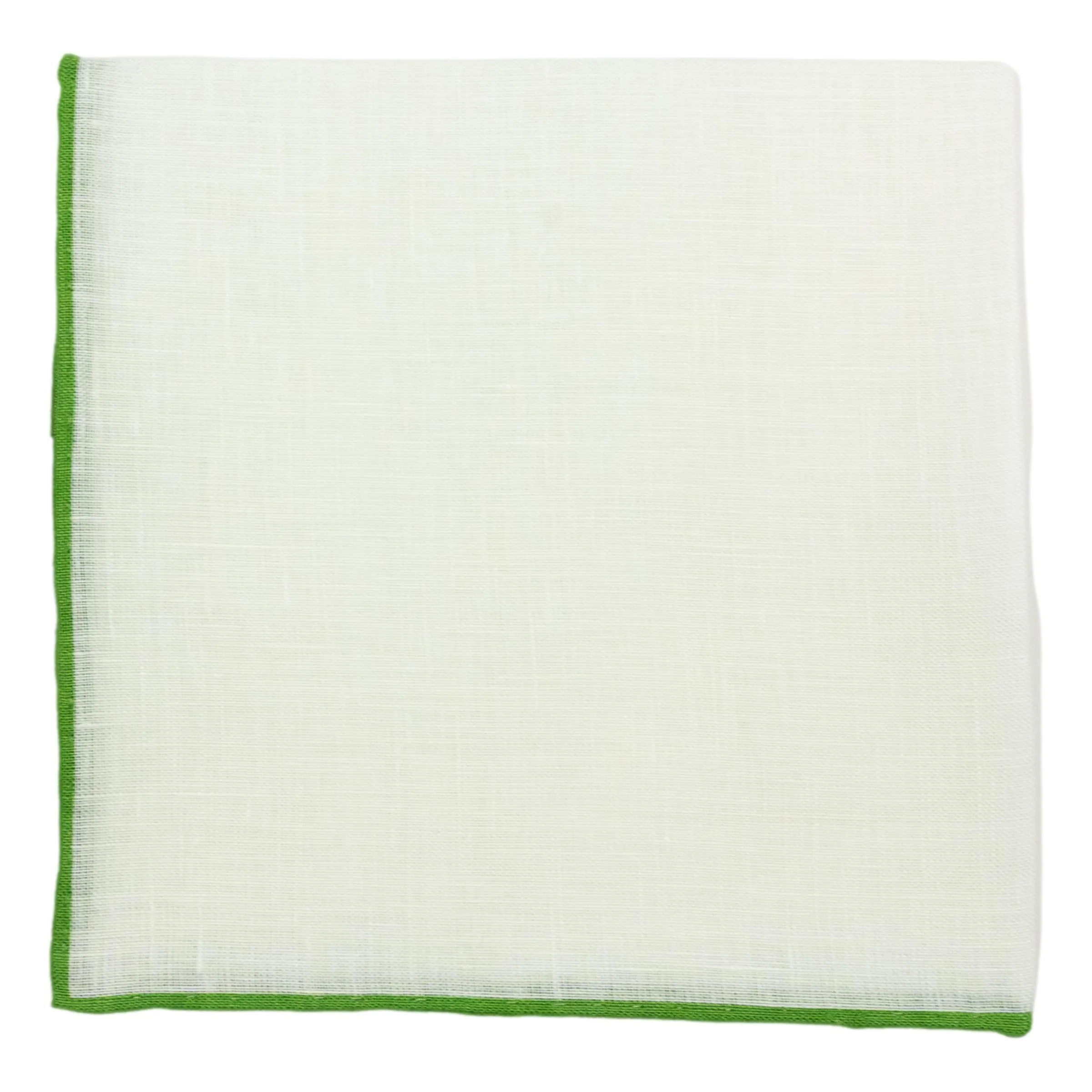 Bordered Solid Linen Pocket Square - Image 6