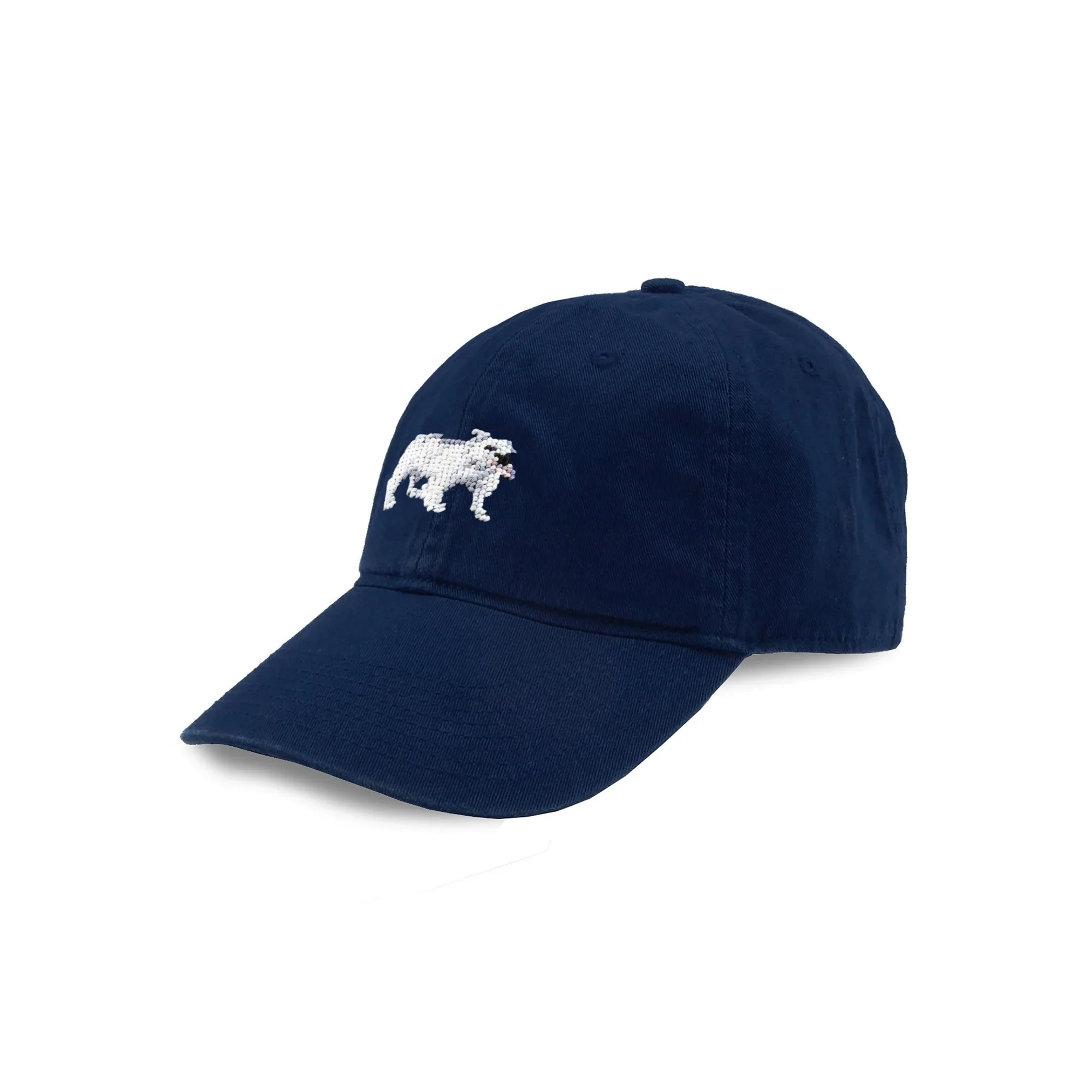 Bulldog Needlepoint Hat