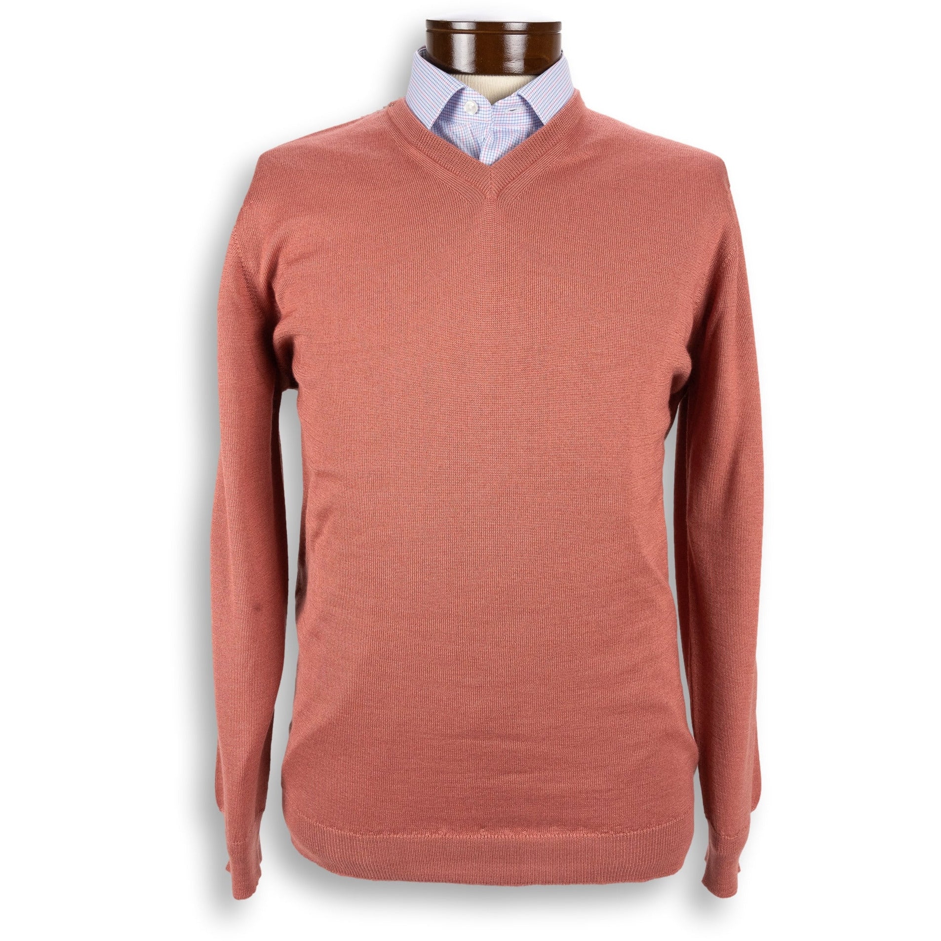 Cashmere and Silk Blend V-Neck Sweater - Image 4