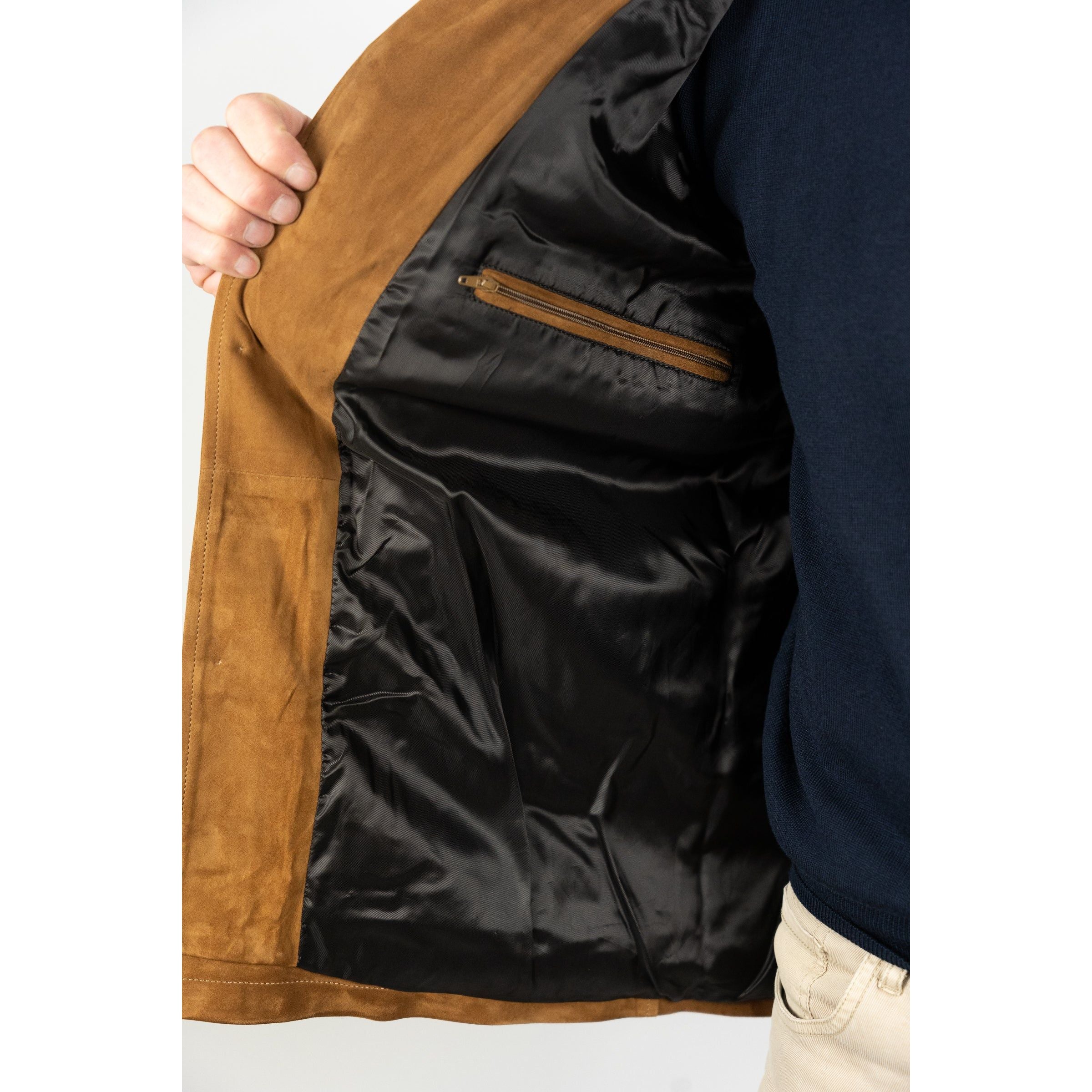 Chianti Suede Field Jacket - Image 7