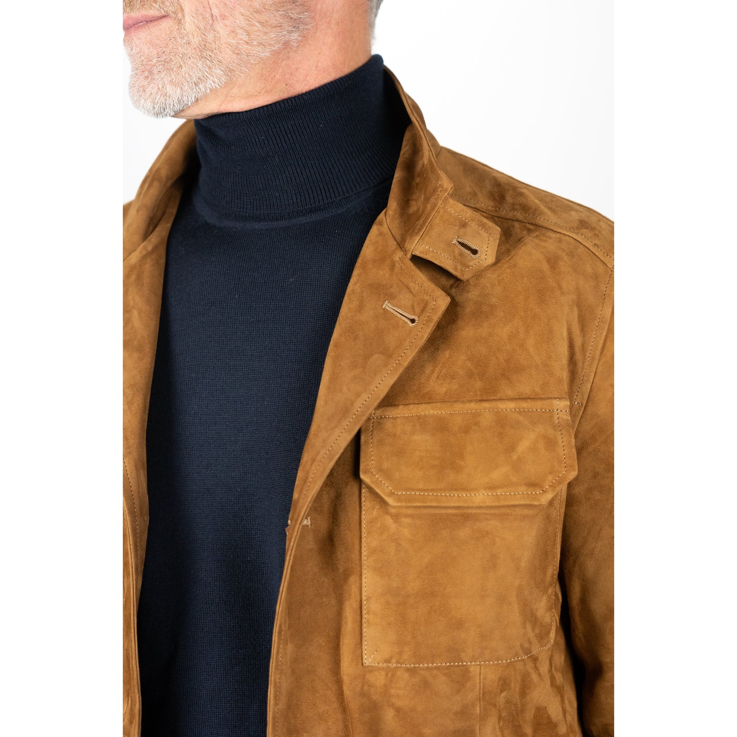 Chianti Suede Field Jacket - Image 8