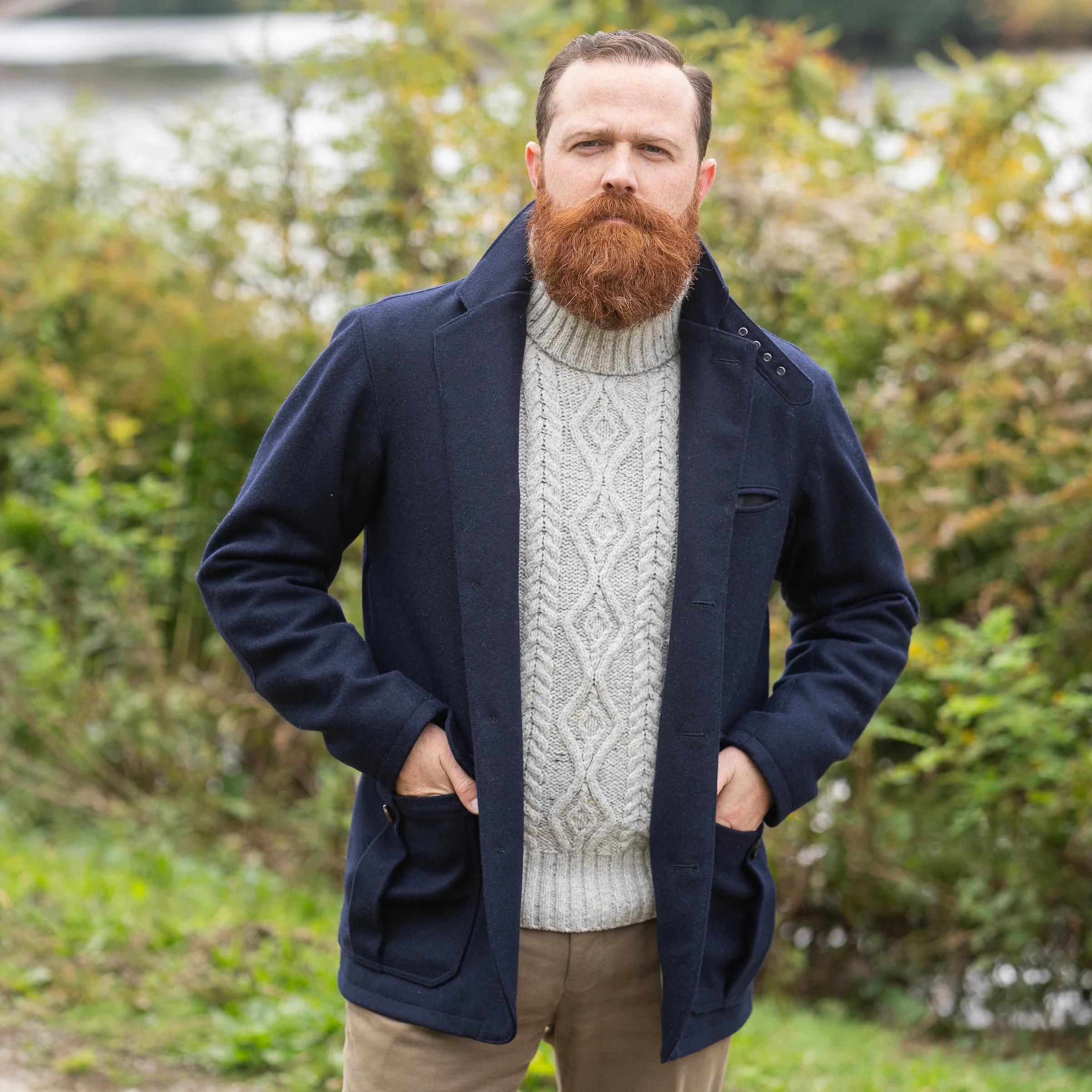 Chrysalis Coogan Navy Loden Jacket - Image 5