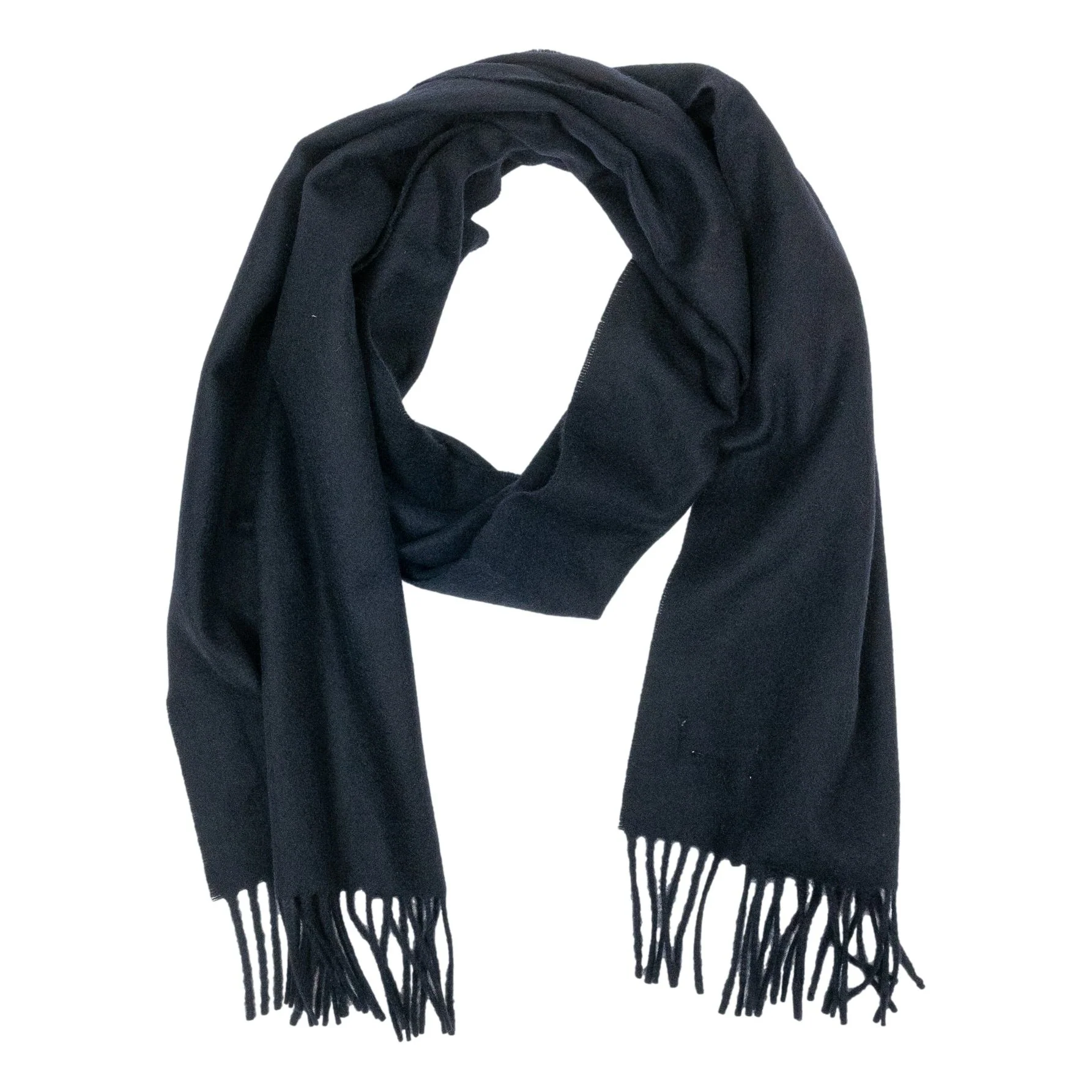 Classic 100% Solid Cashmere Scarf - Image 5