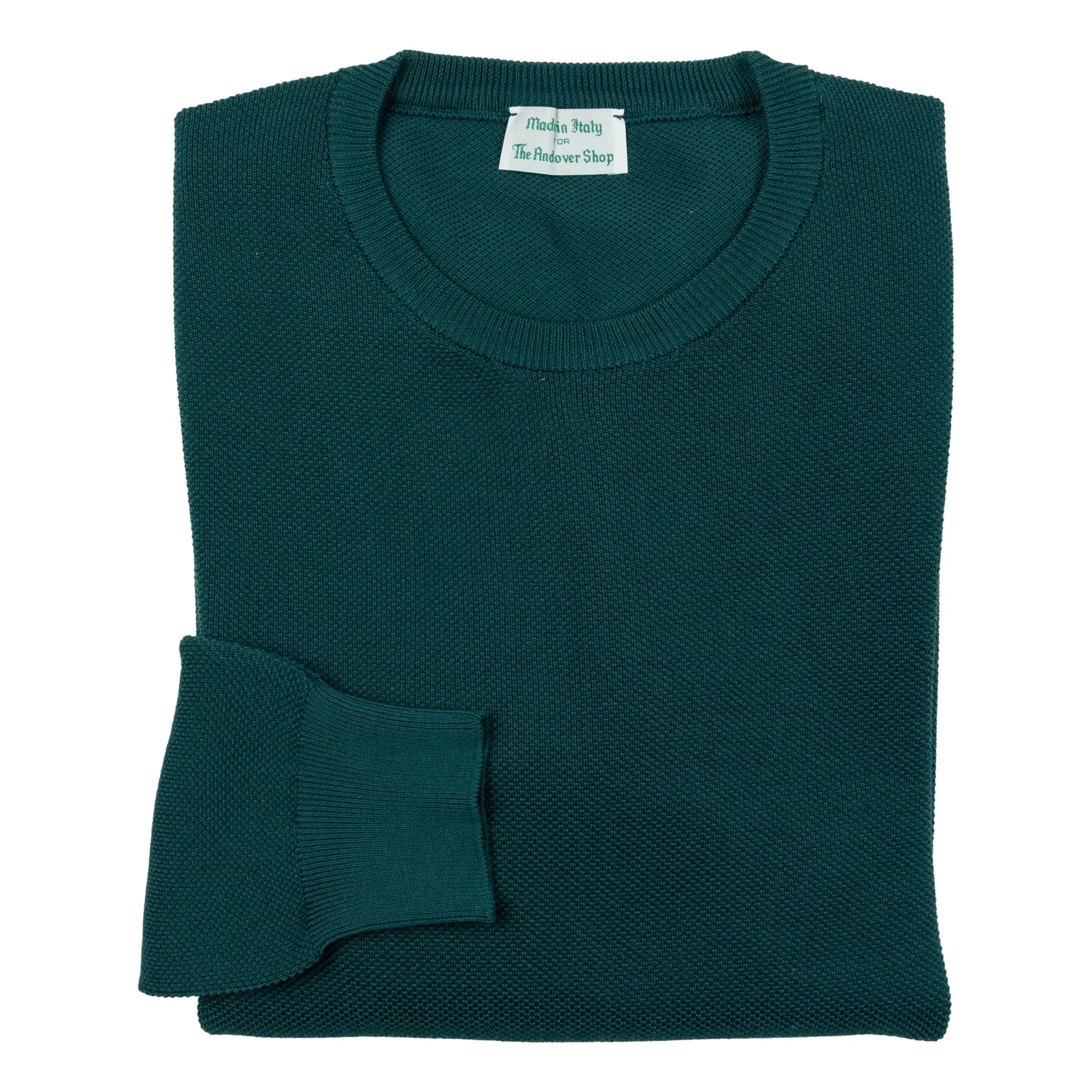 Cliff Pique Knit Crew Neck Sweater - Image 4
