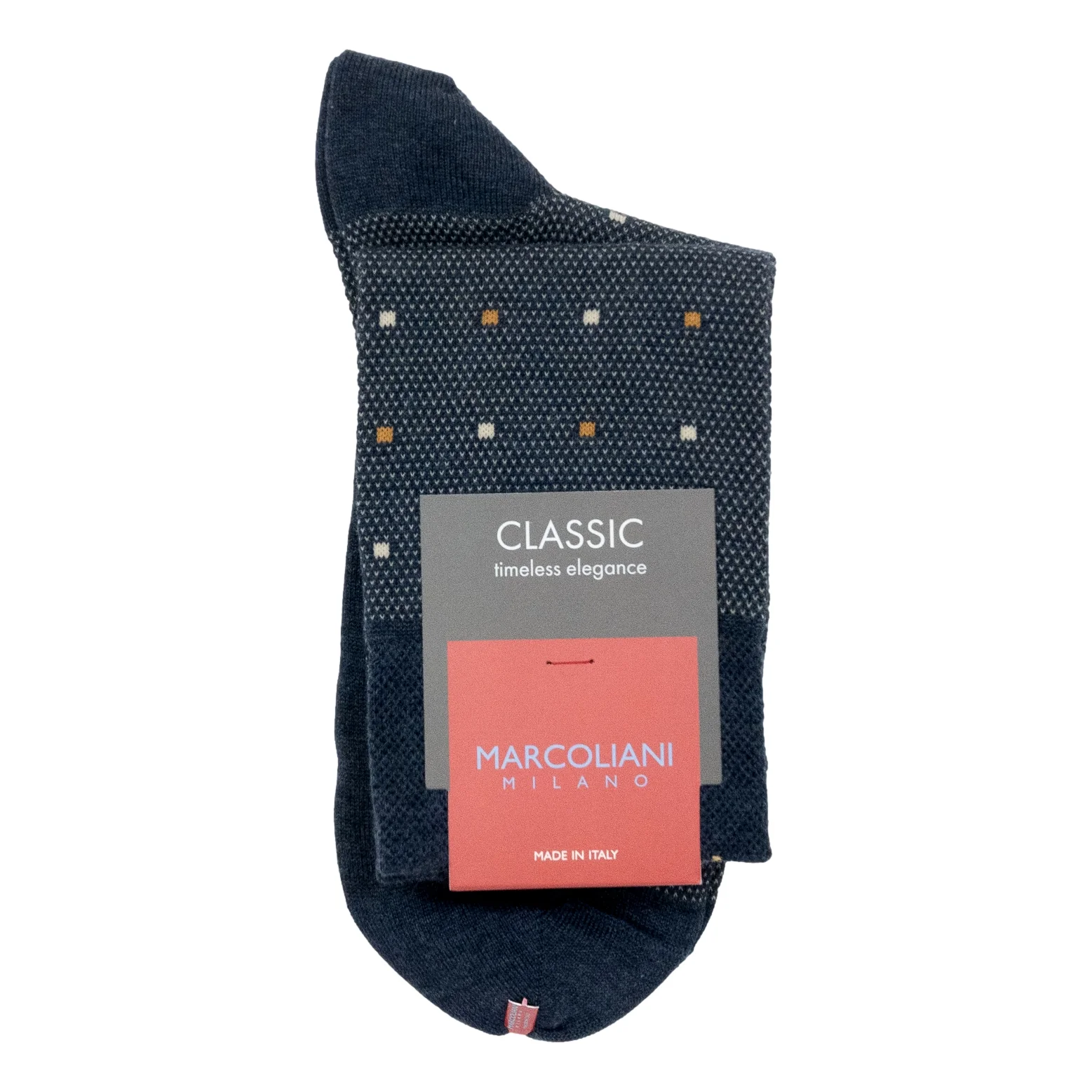 Contemporary Dots Cotton Over-the-Calf Dress Sock - Image 2