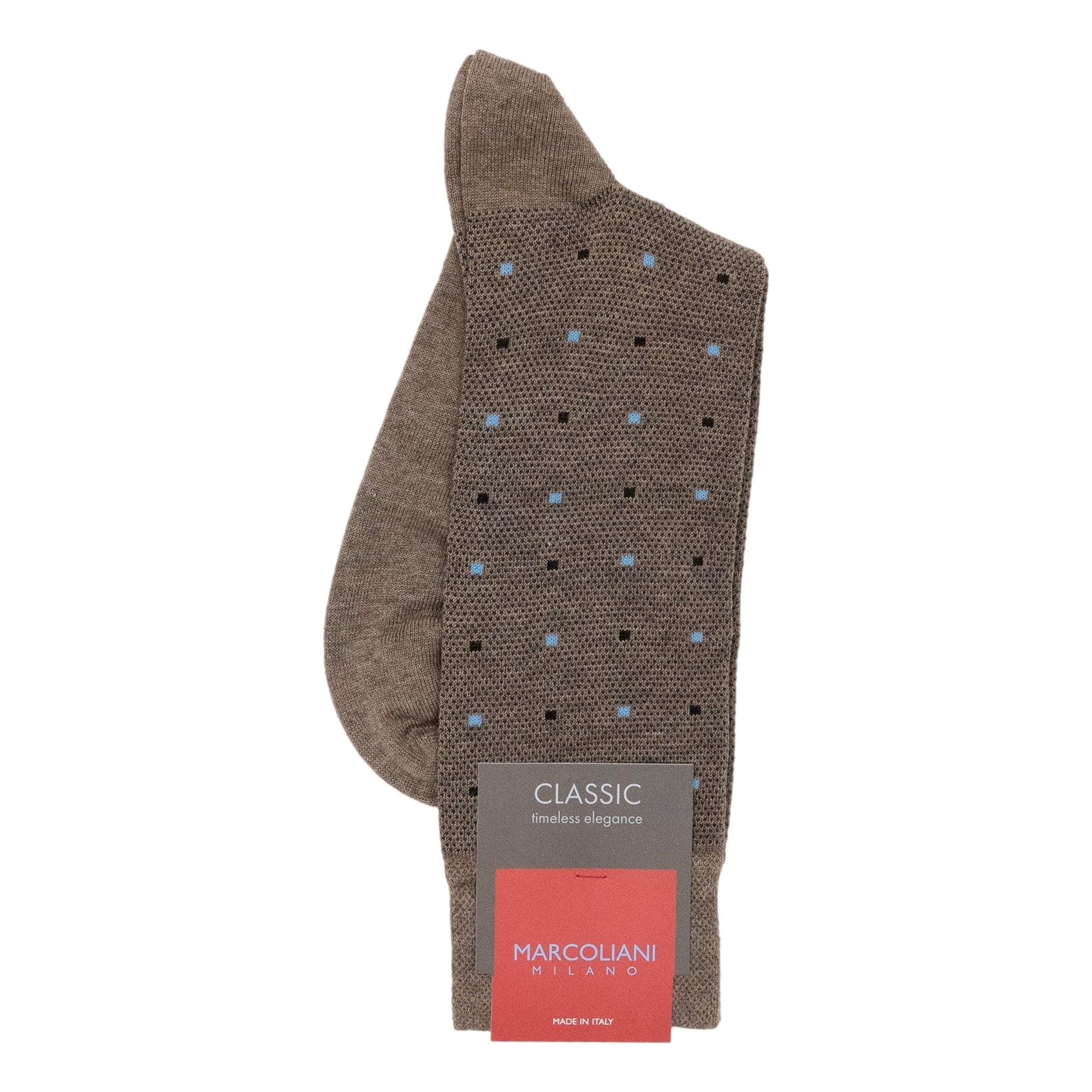 Contemporary Dots Cotton Mid-Calf Dress Sock - Image 4