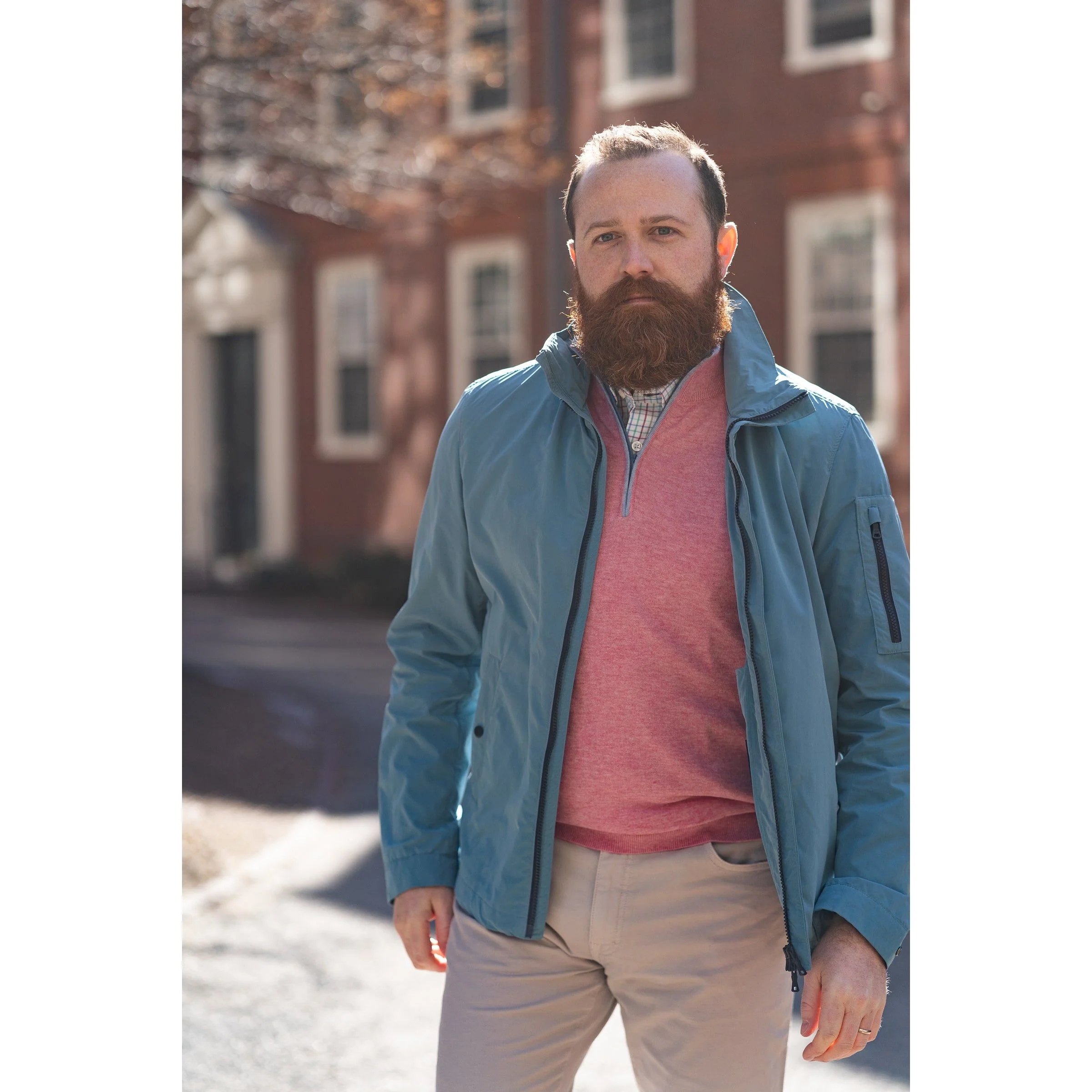 Cotton Cashmere Quarter Zip Sweater - Image 4