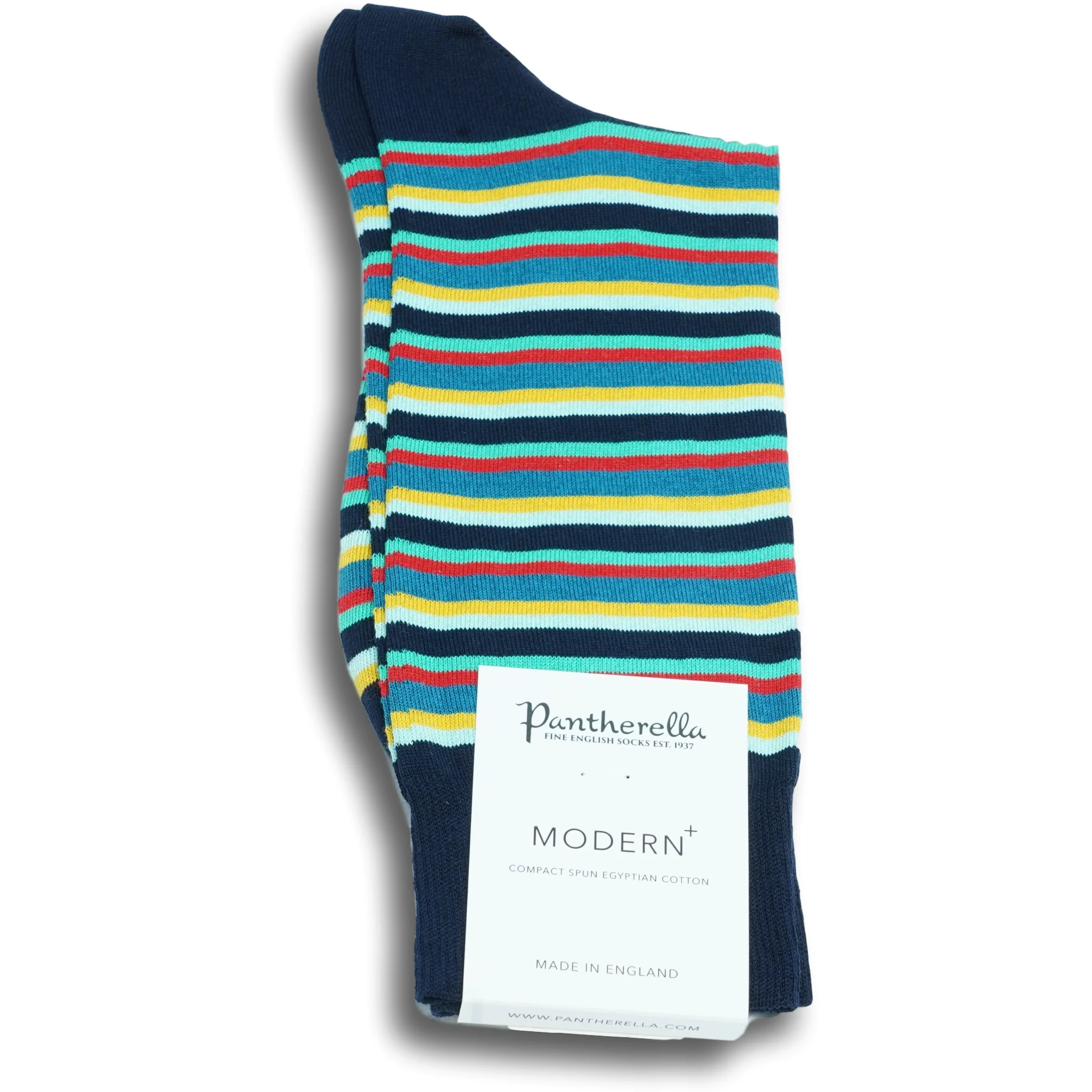 Cotton Lisle Stripe Socks - Image 4