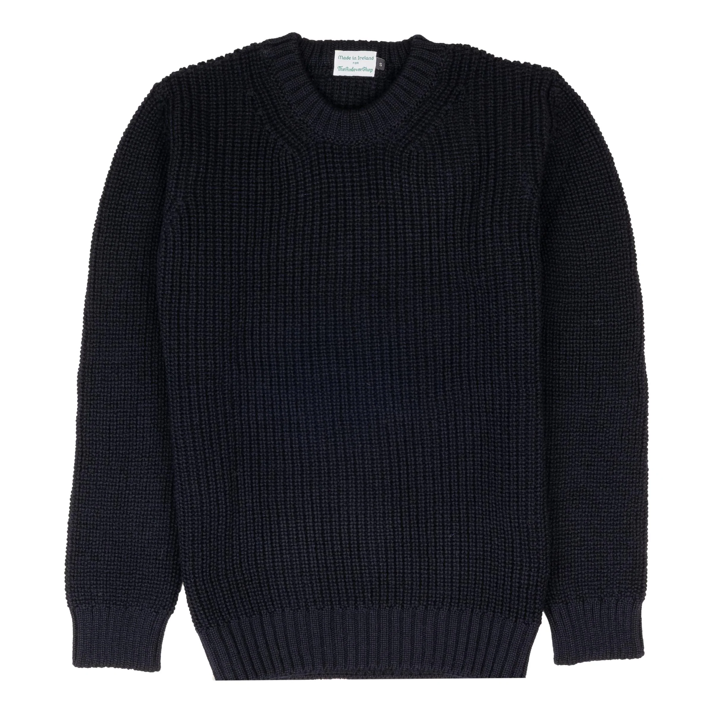 Crosshaven Ribbed Crewneck Wool Sweater