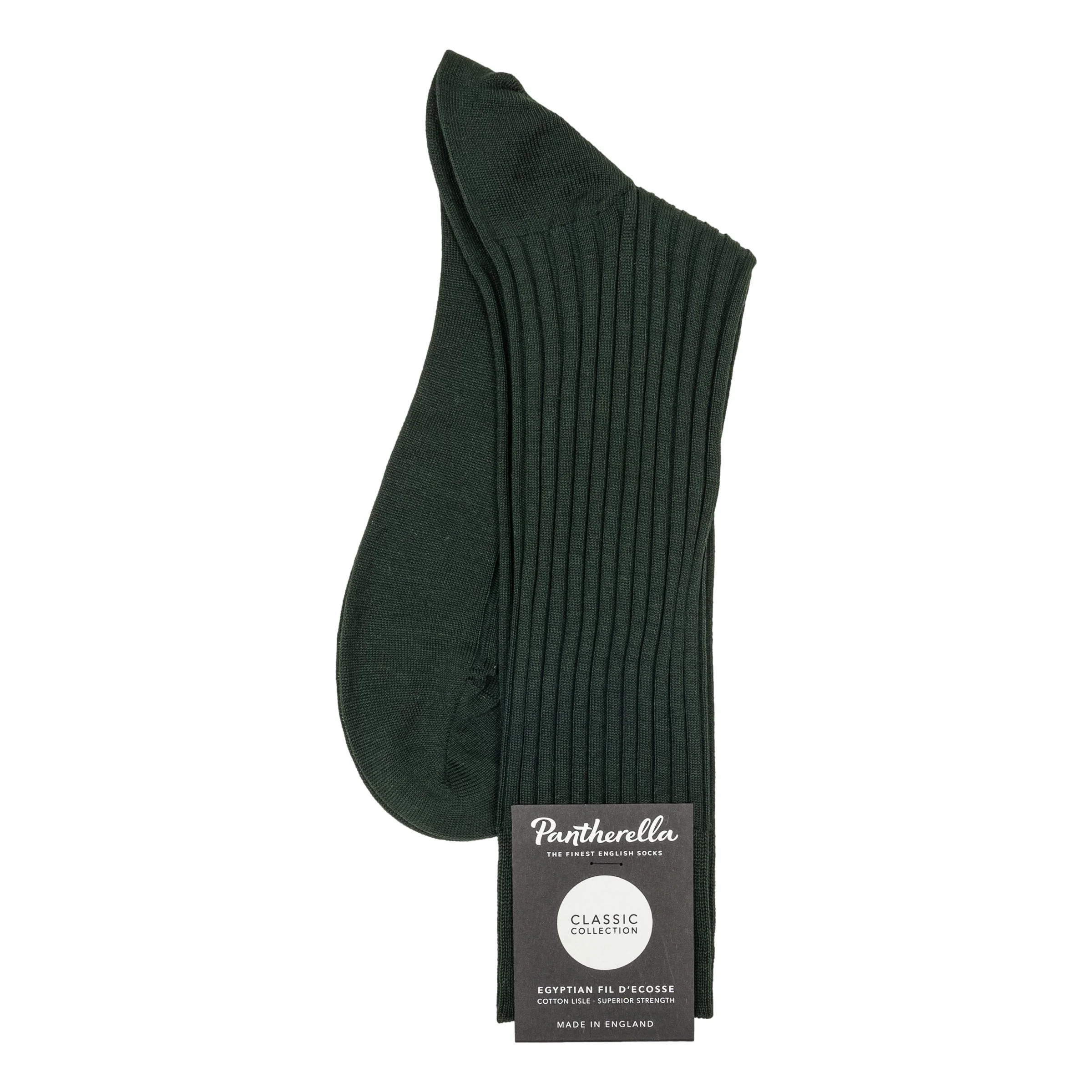 Danvers 5x3 Rib Cotton Lisle Dress Socks - Image 6