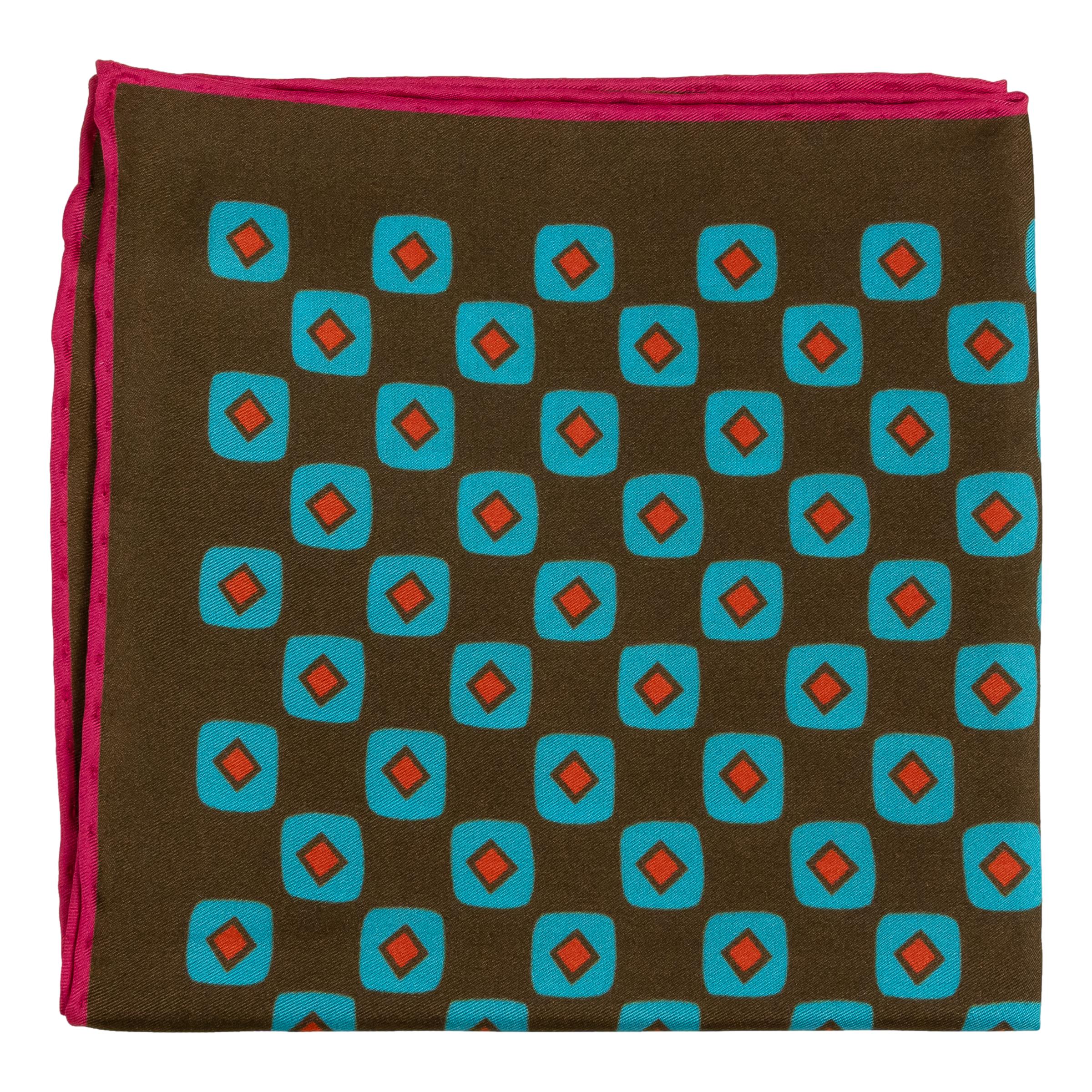 Diamond in Square Silk Pocket Square - Image 3