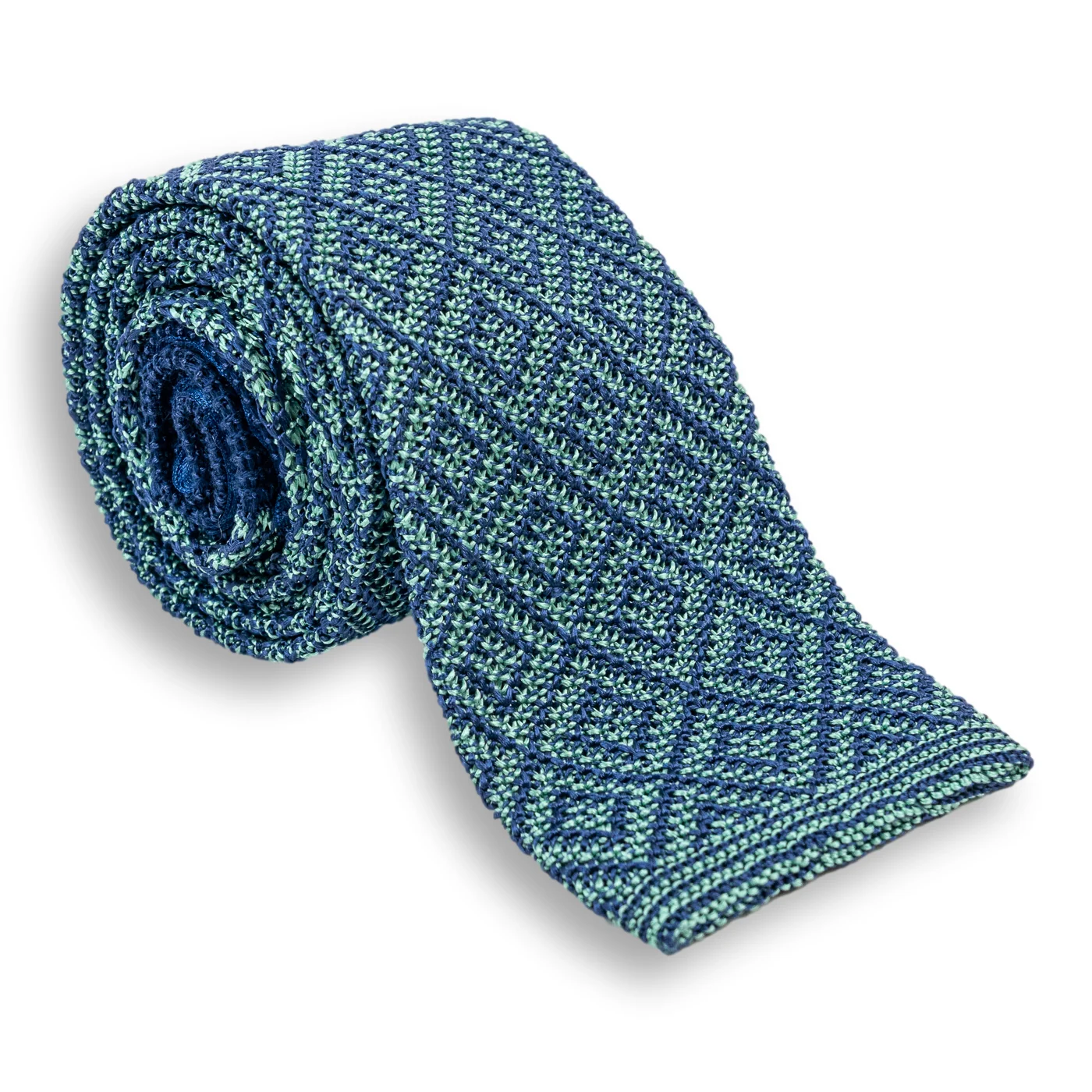 Diamonds Silk Knitted Tie - Image 2
