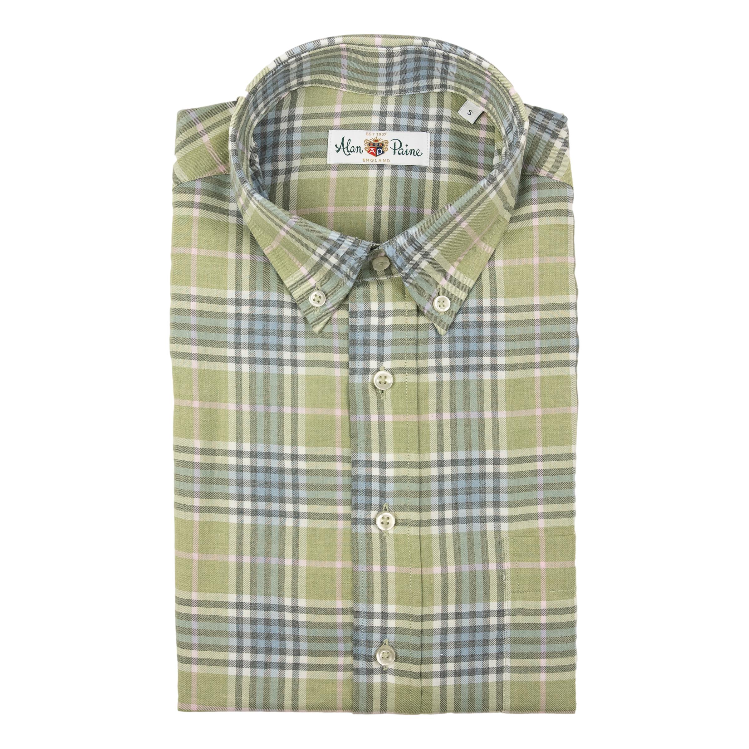 Dorset Check Cotton Button Down Sport Shirt