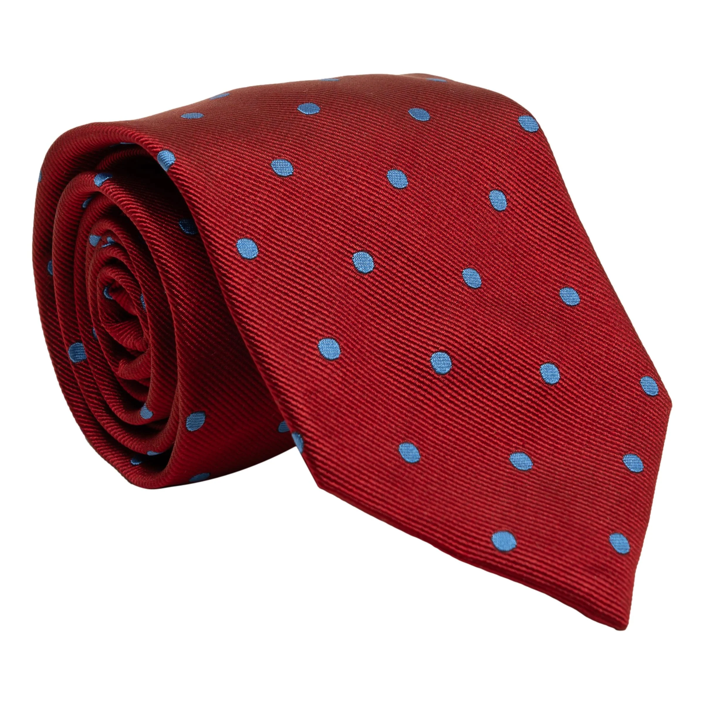 Dotted Silk Woven Tie - Image 3