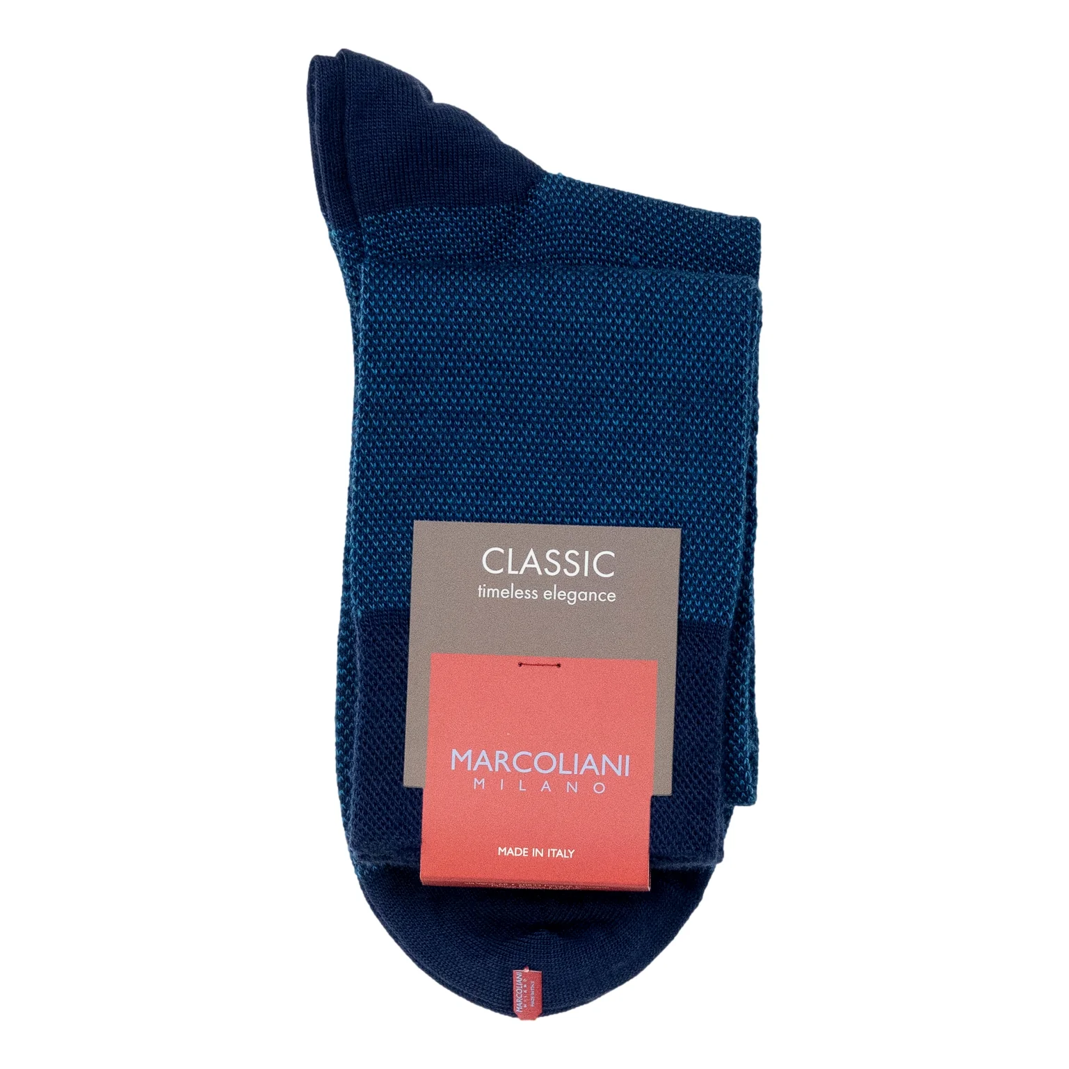 Extrafine Merino Wool Birdseye Over the Calf Dress Socks - Image 2