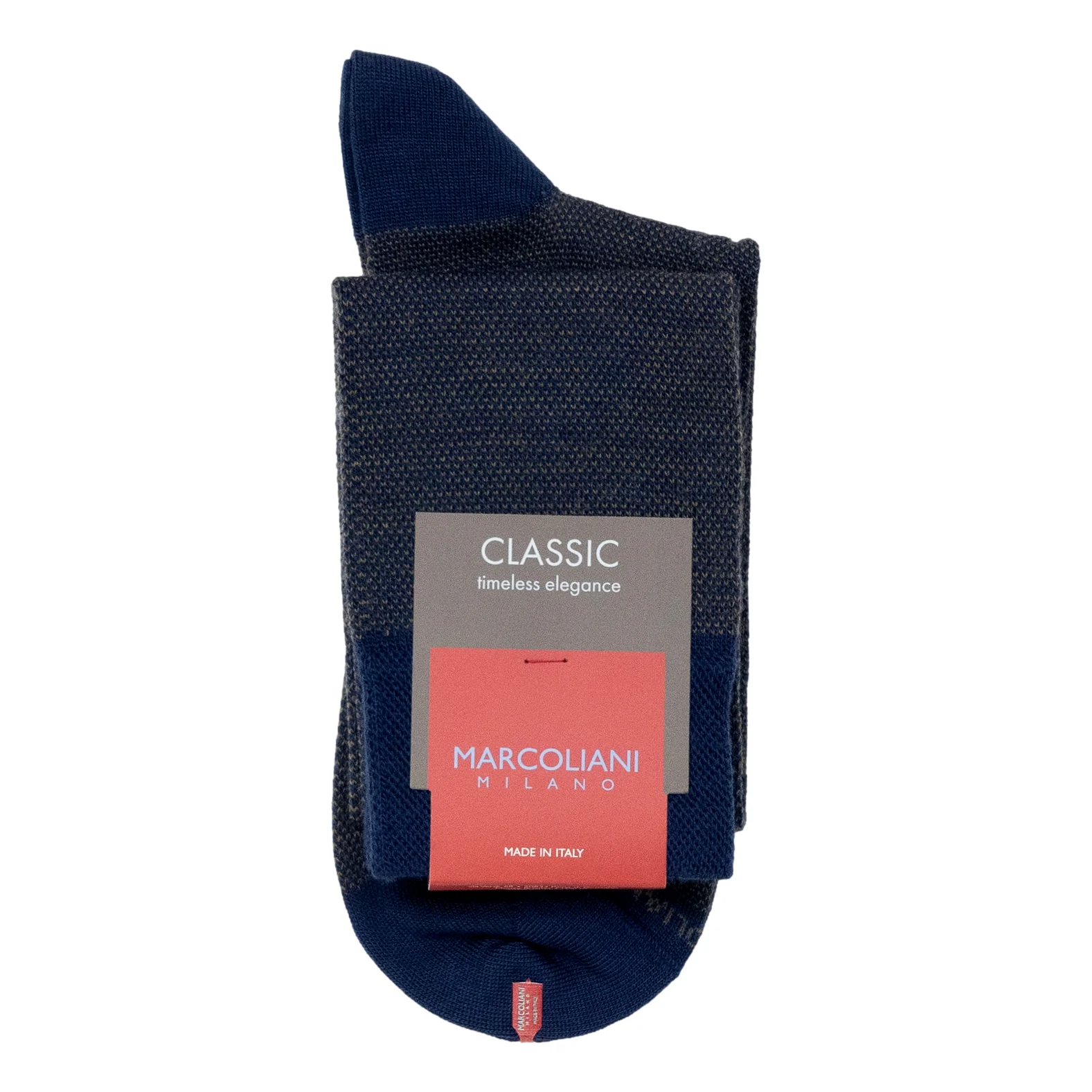 Extrafine Merino Wool Birdseye Over the Calf Dress Socks - Image 3