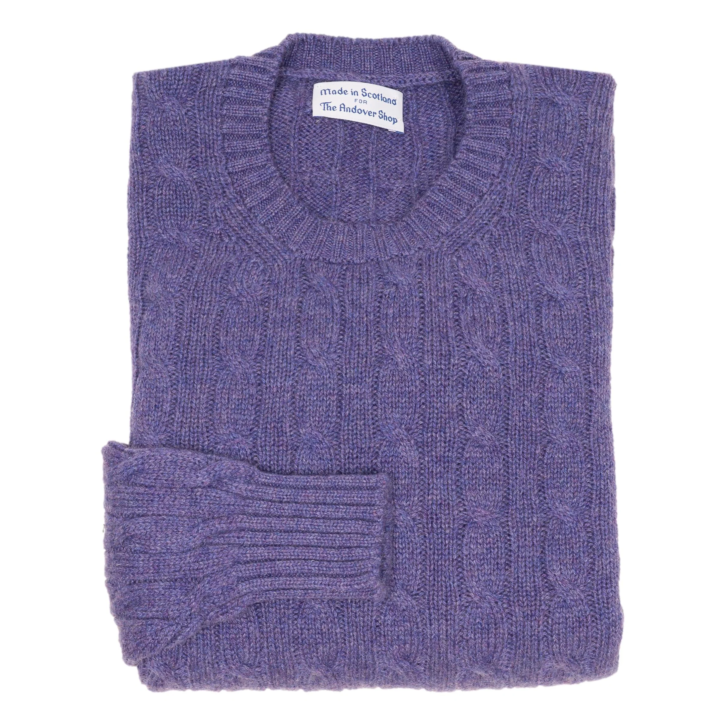 Falla Women's Cashmere Crew Neck Cable Sweater - Image 3