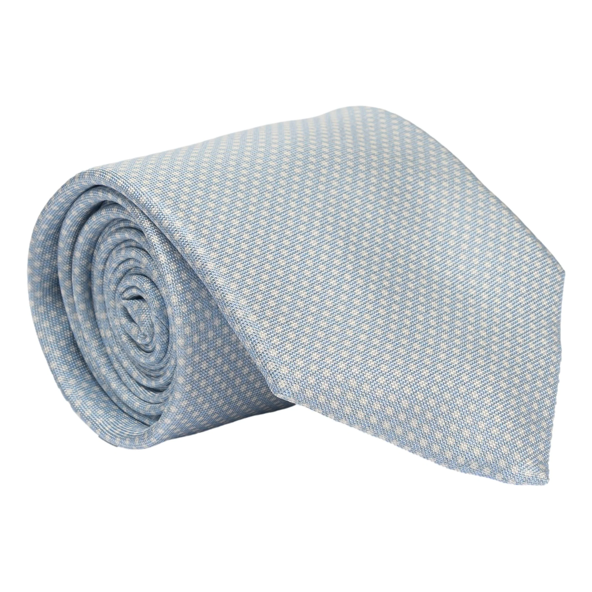 Fine Diamond Print Silk Tie