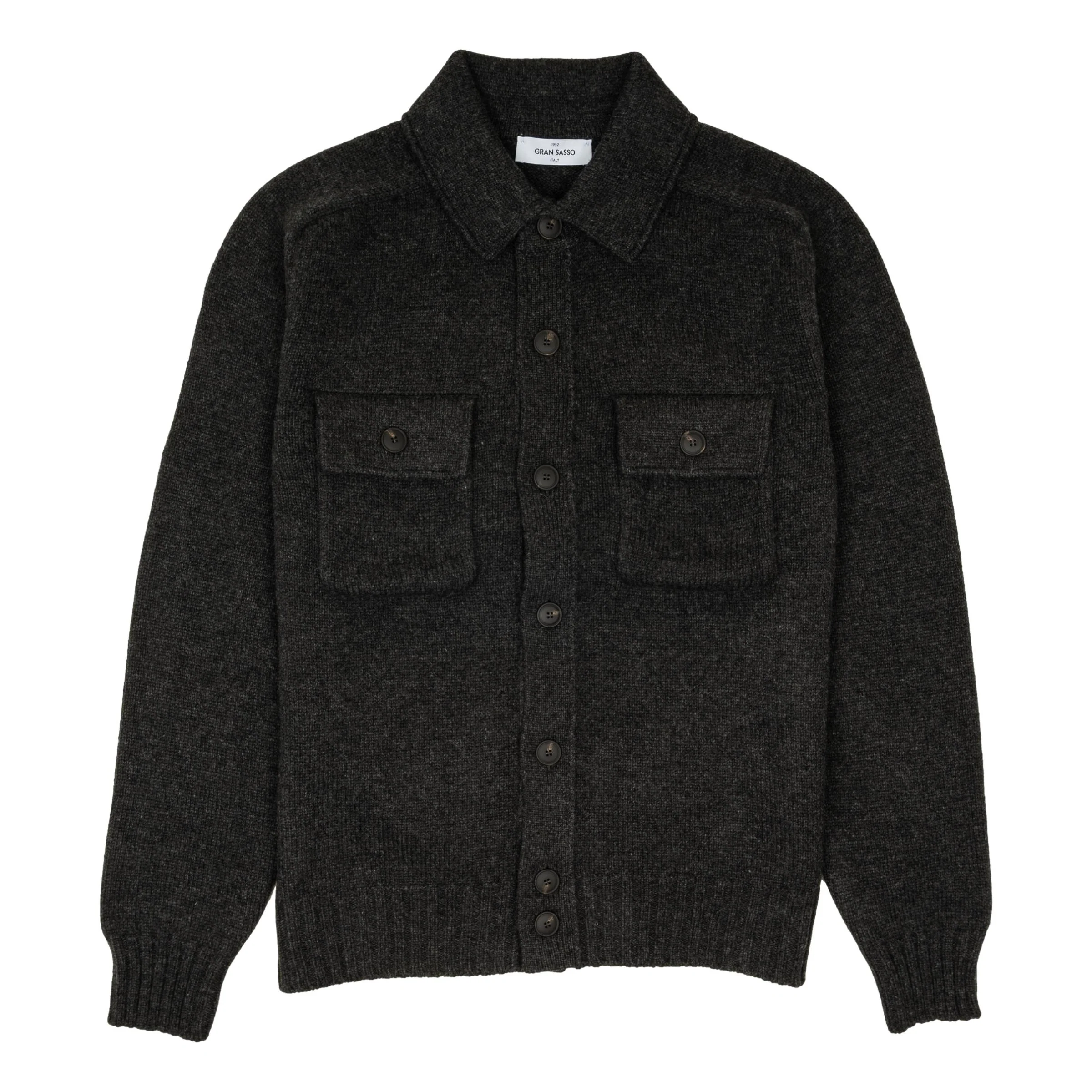 Full Button Geelong Wool Sweater