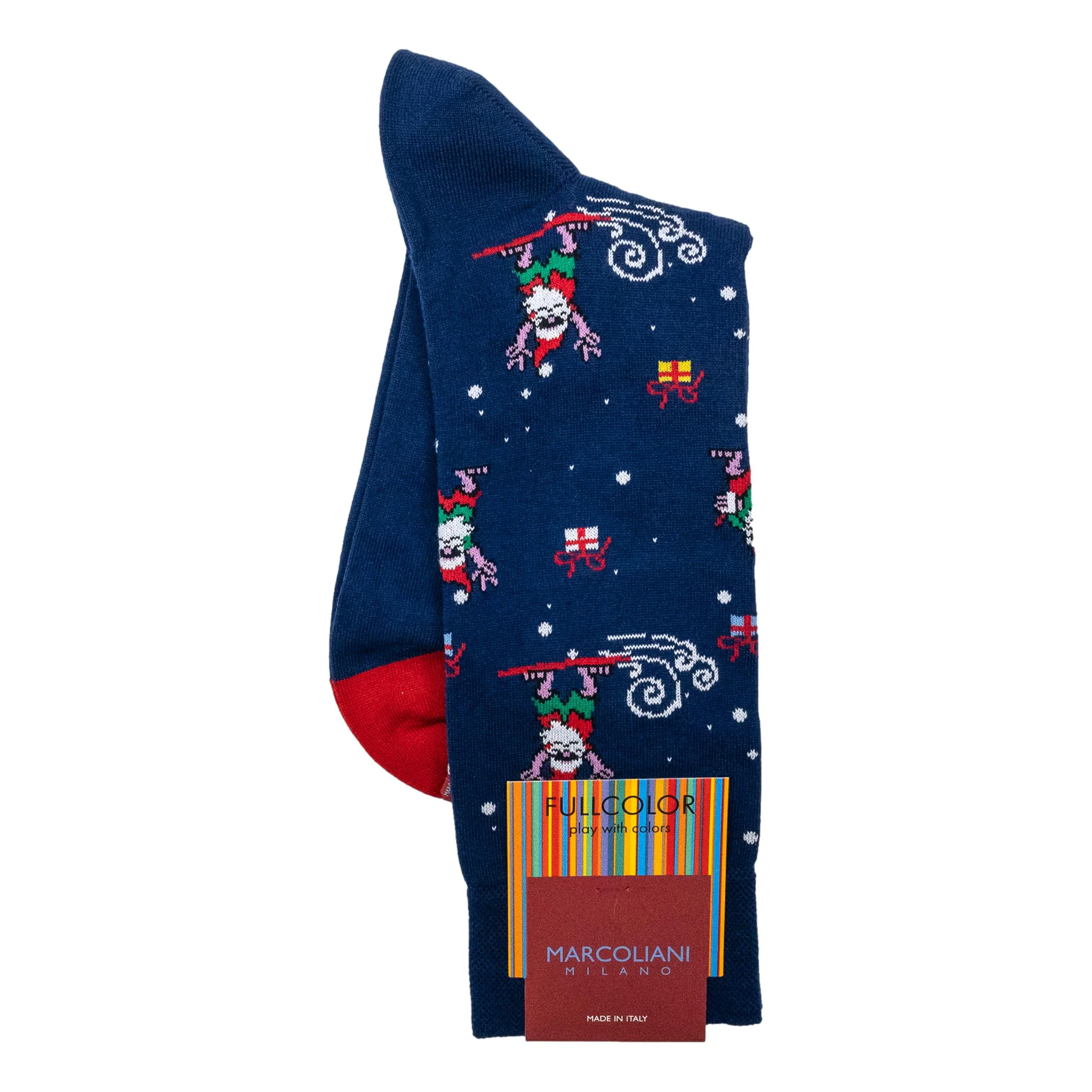 Fun Santa Cotton Dress Sock - Image 2
