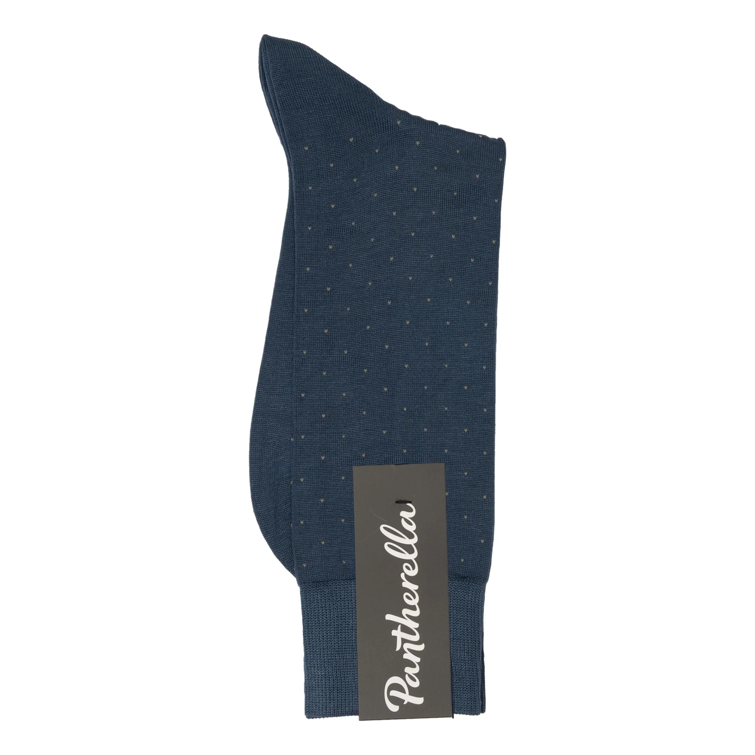 Gadsbury Pin Dot Cotton Mid-Calf Dress Sock