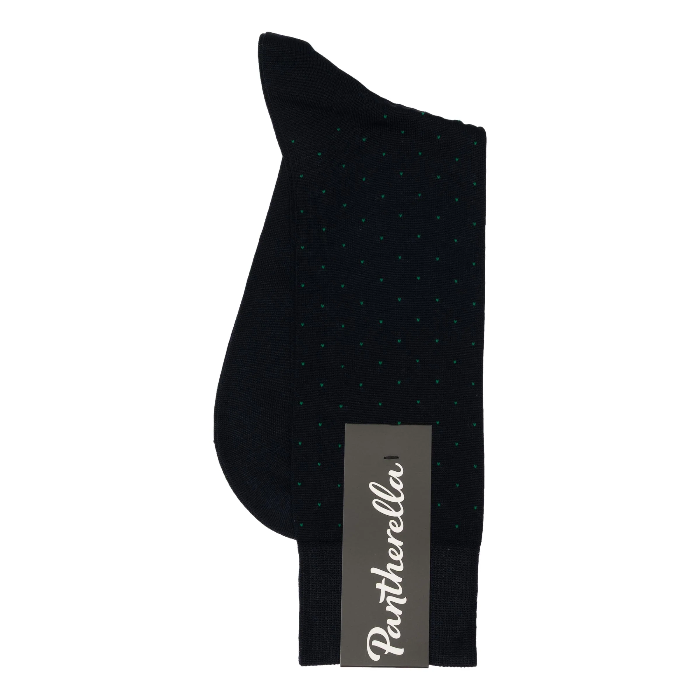 Gadsbury Pin Dot Cotton Mid-Calf Dress Sock - Image 7