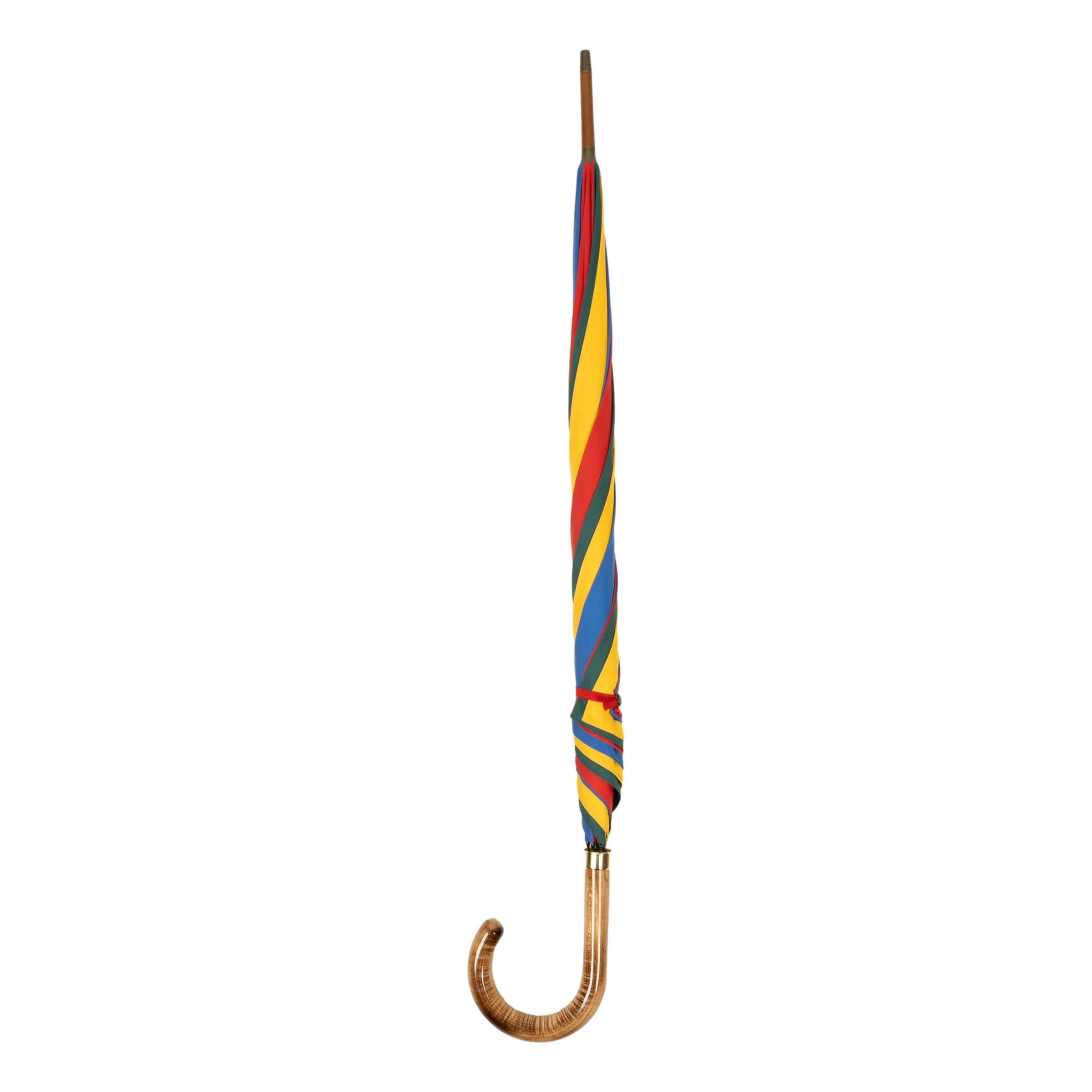 GT12 Scorched Maple Crook Handle Fox Umbrella - Image 3