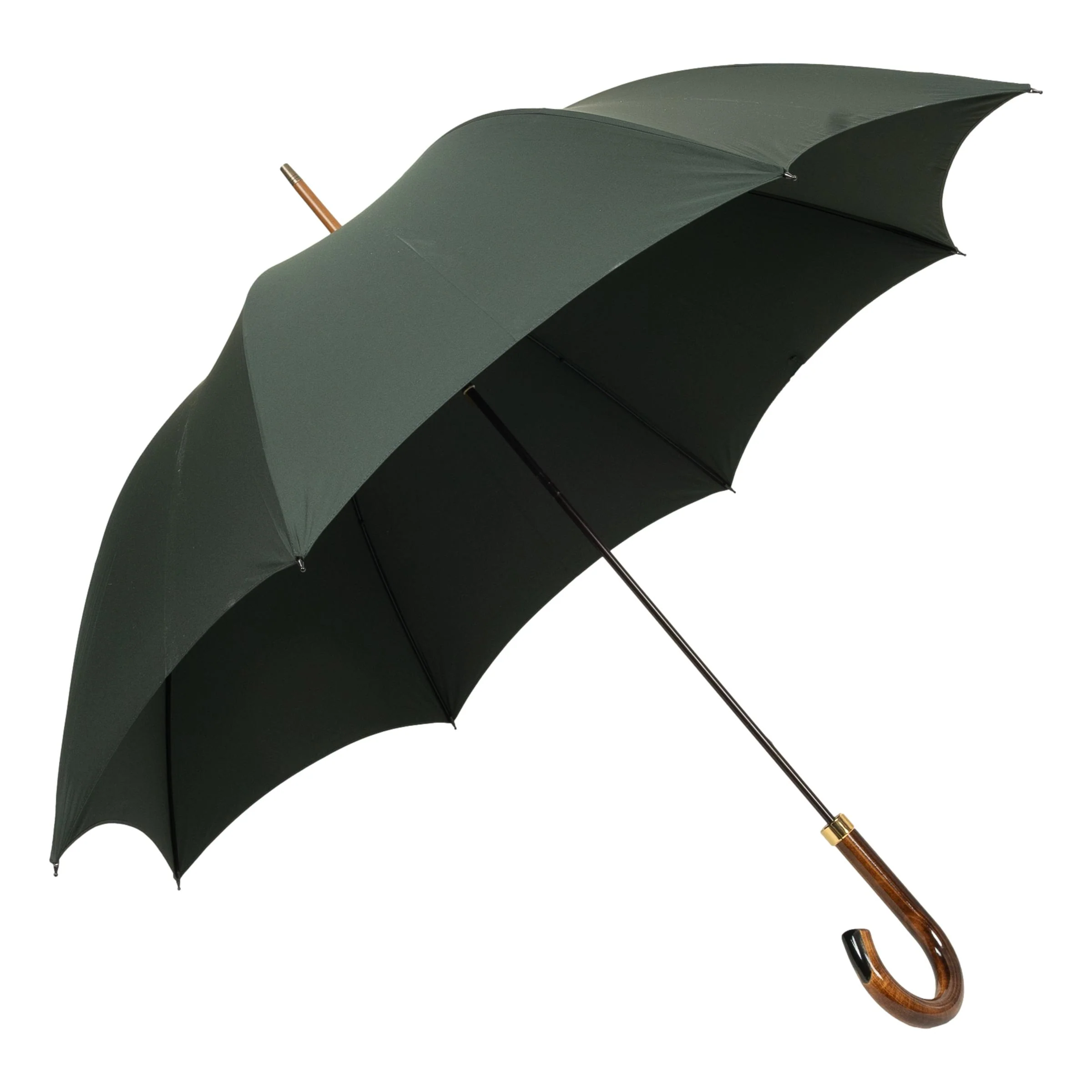 GT18 Horn Inset Handle Fox Umbrella - Image 3