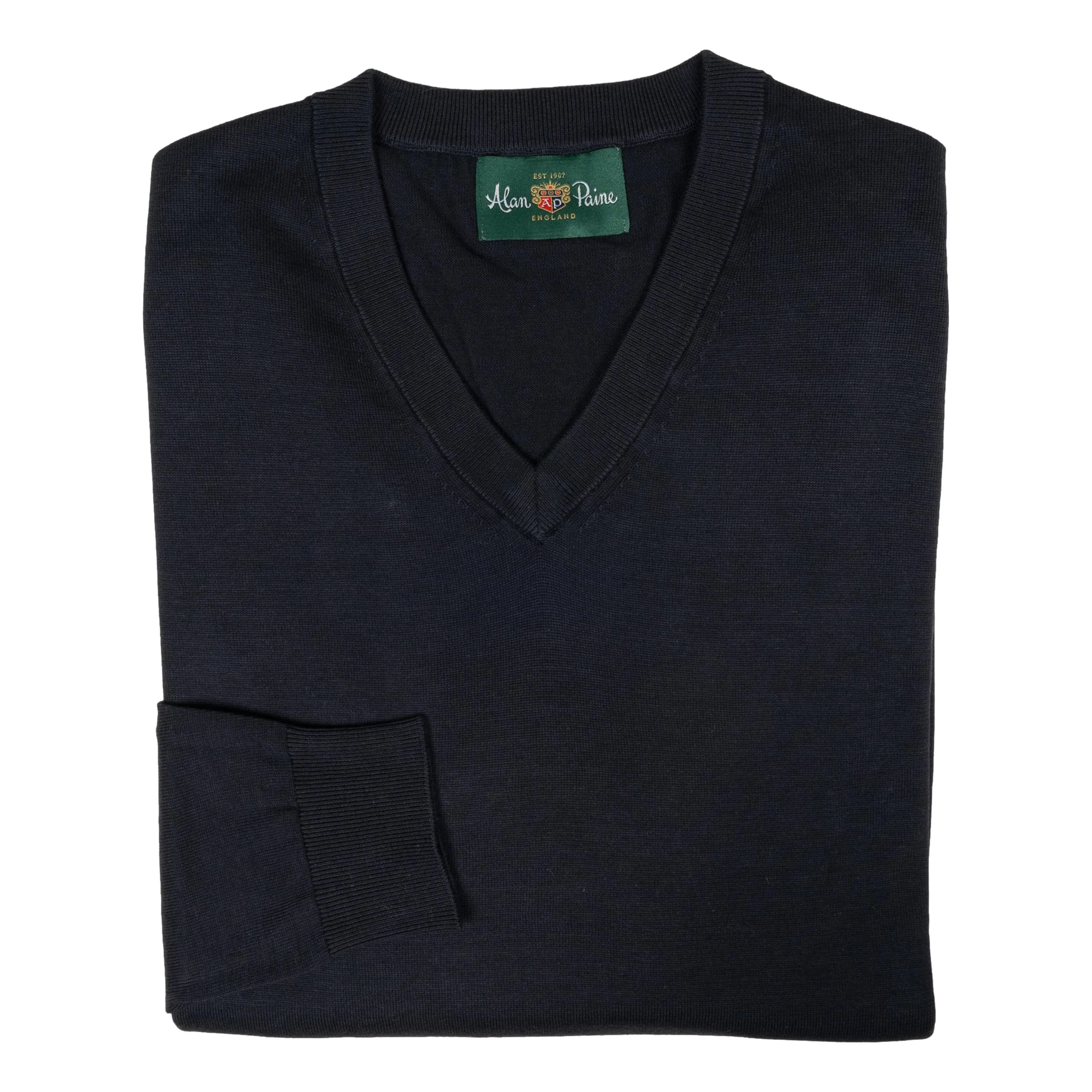 Hallworthy Cotton V-Neck Sweater