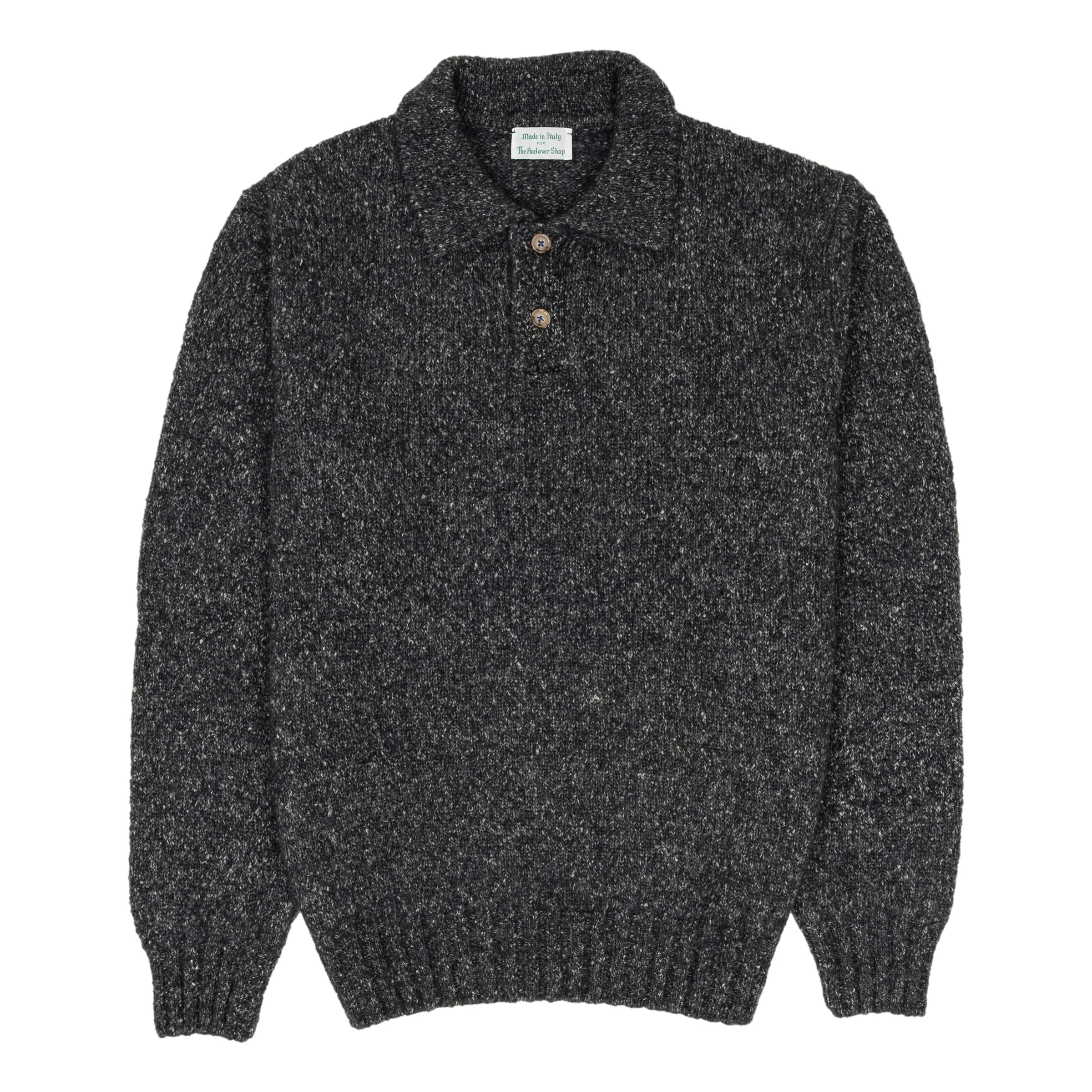 Harri Polo Alpaca Sweater - Image 3