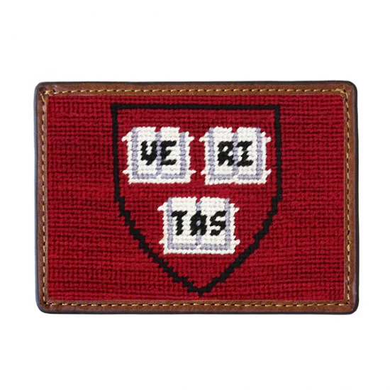Harvard University Needlepoint Card Wallet - Image 2