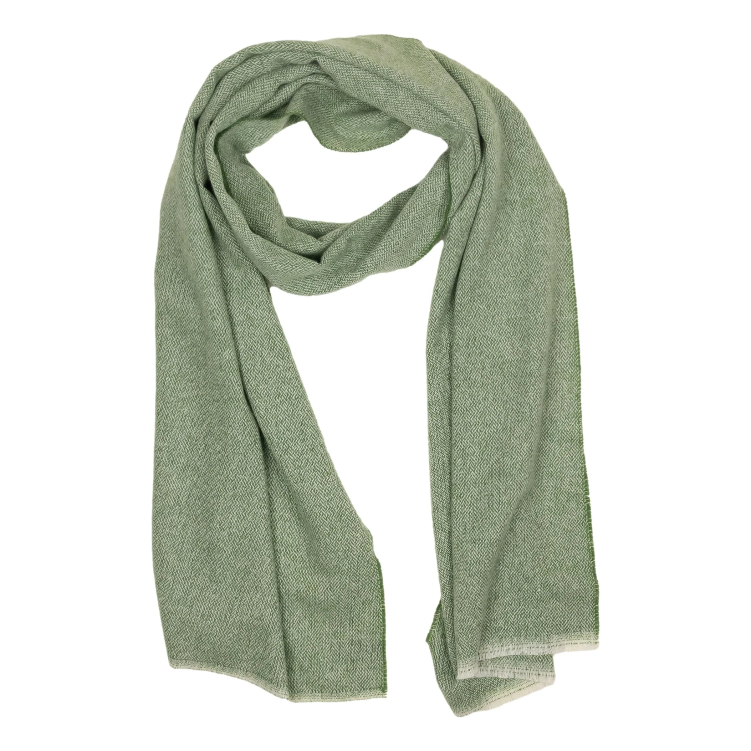 Herringbone Cashmere Scarf - Image 4