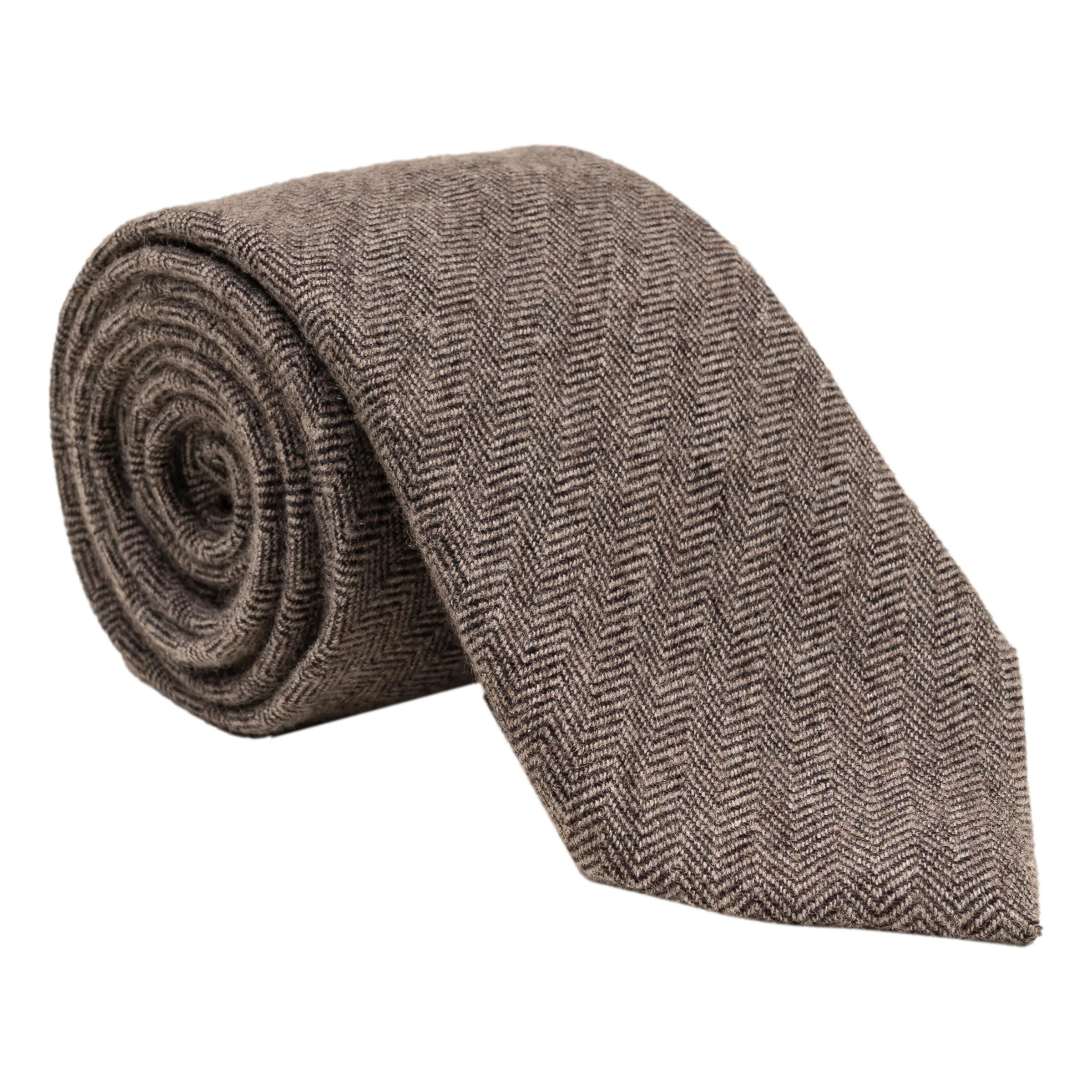Herringbone Cashmere Tie